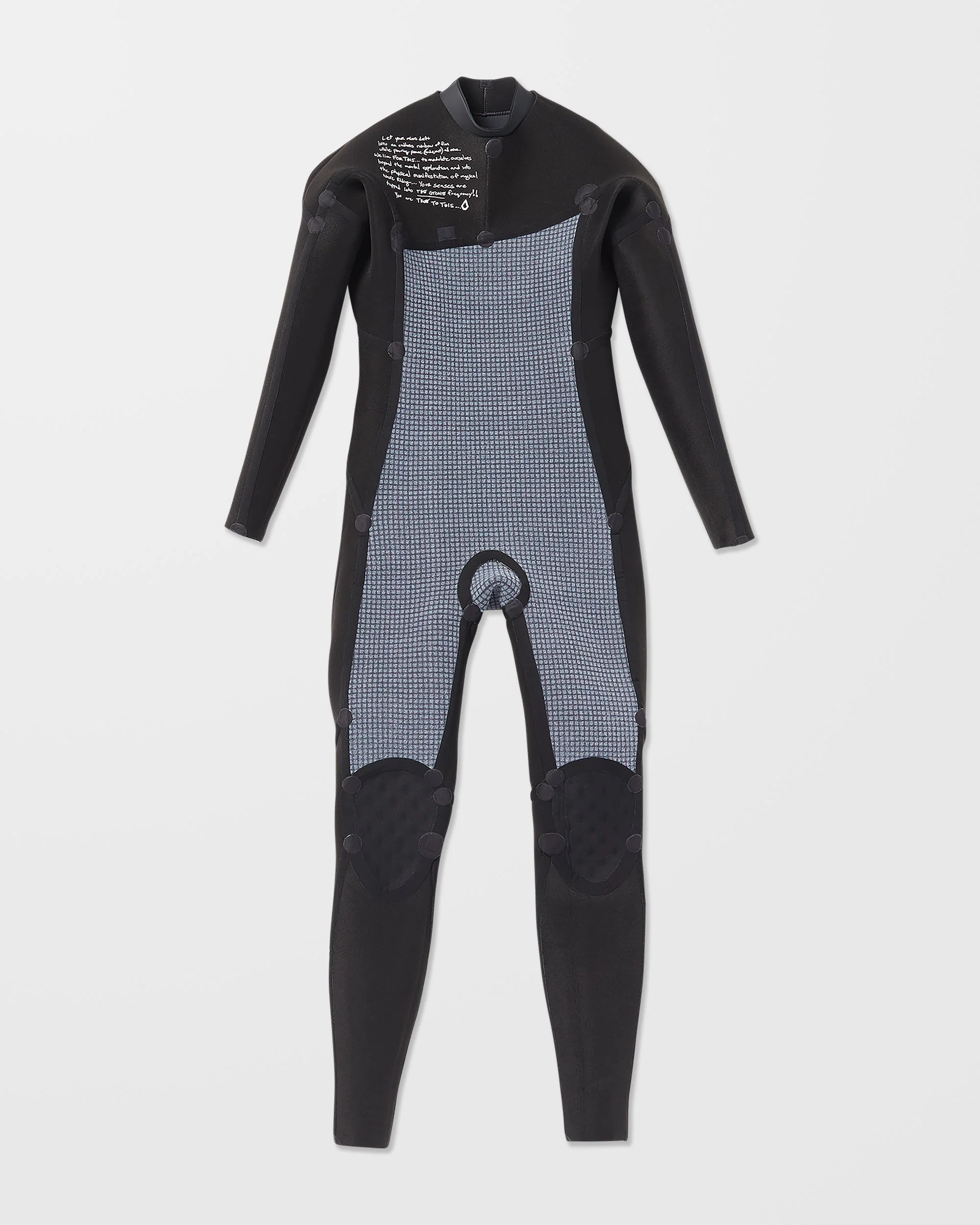 3/2Mm Chest Zip Neoprenanzug - Charcoal - (KINDER) - Image 3