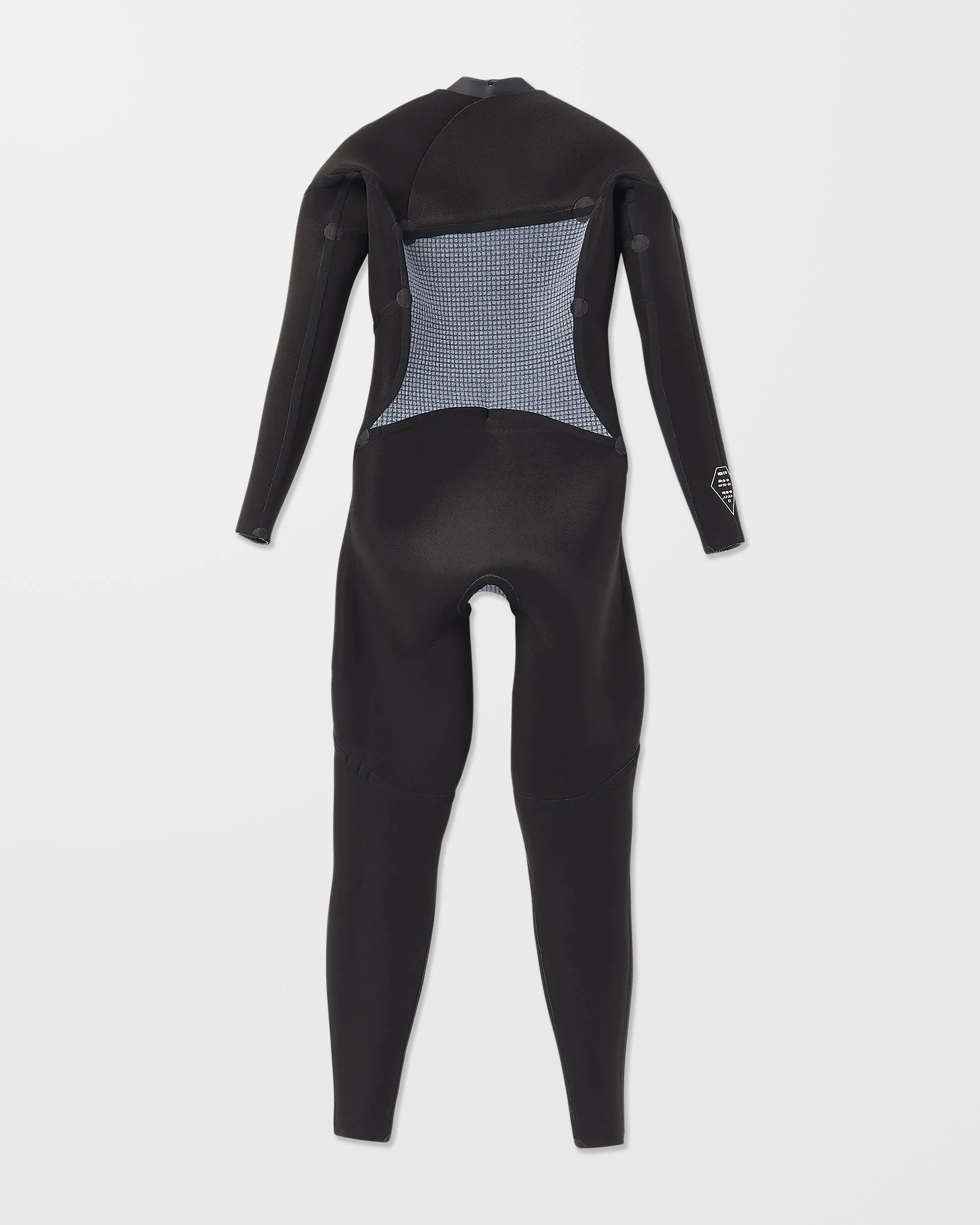 3/2Mm Chest Zip Neoprenanzug - Charcoal - (KINDER) - Image 4