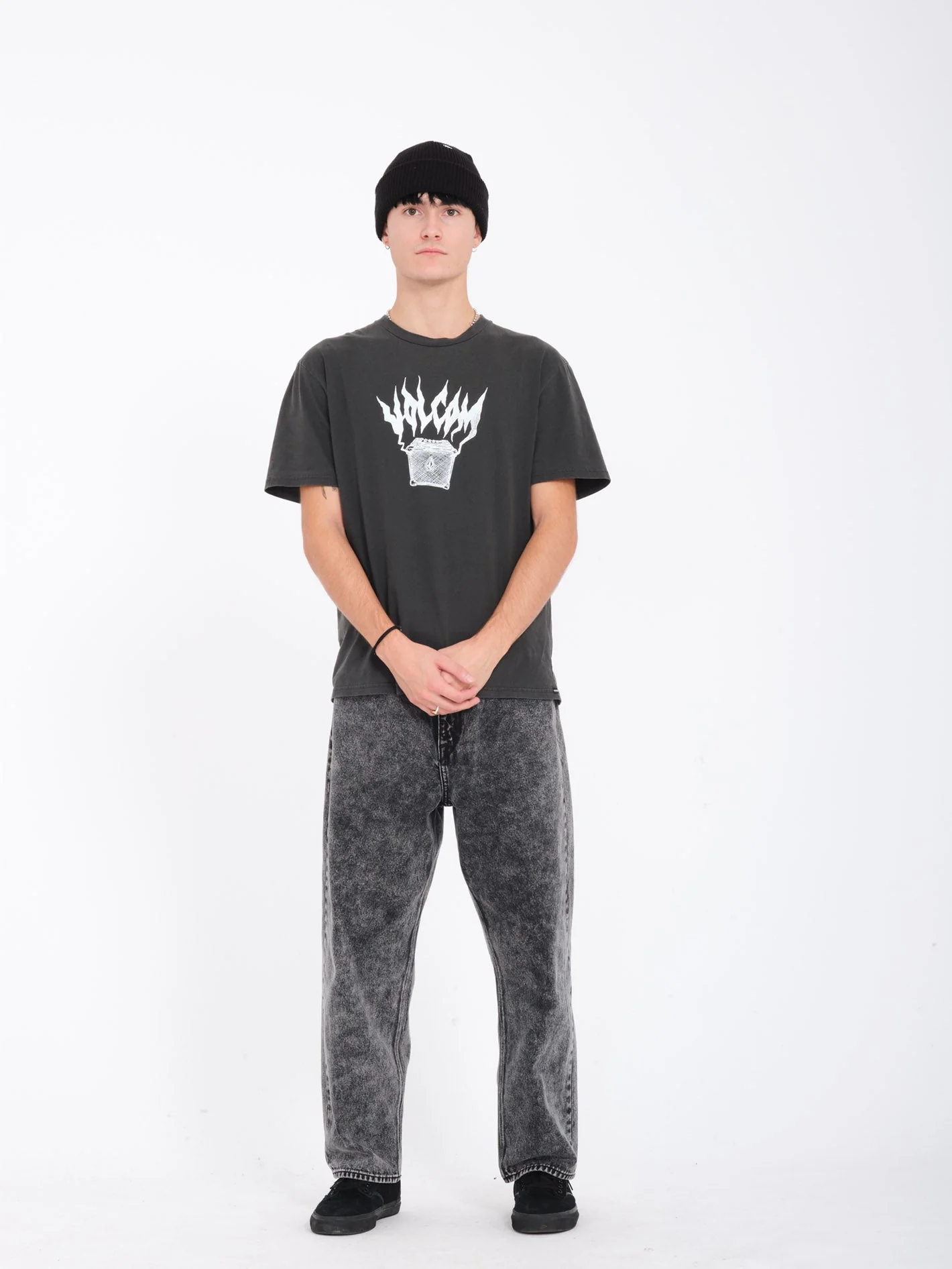 Amplified Stone T-Shirt - BLACK - Image 3