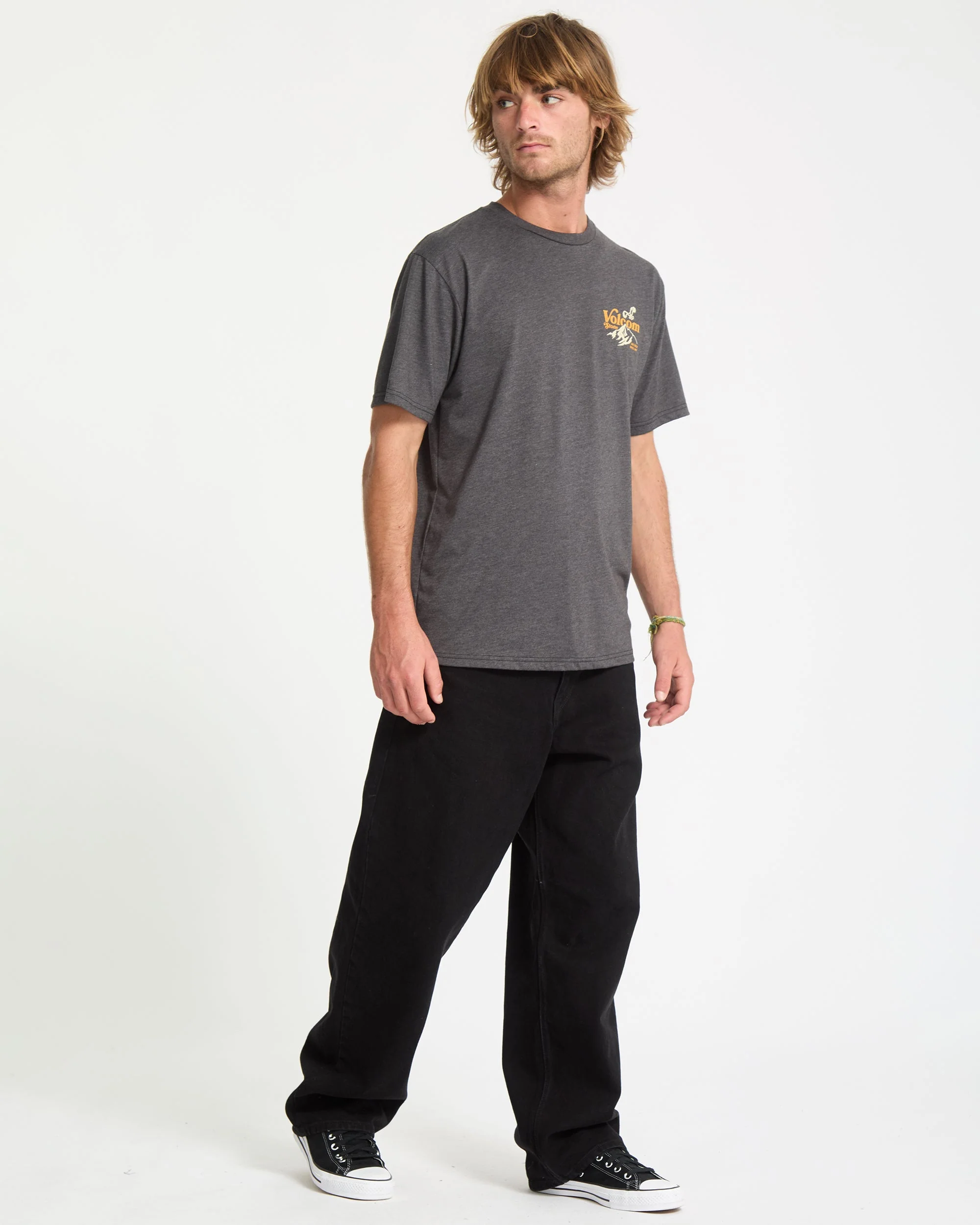 Back Country T-Shirt - Heather Black - Image 6