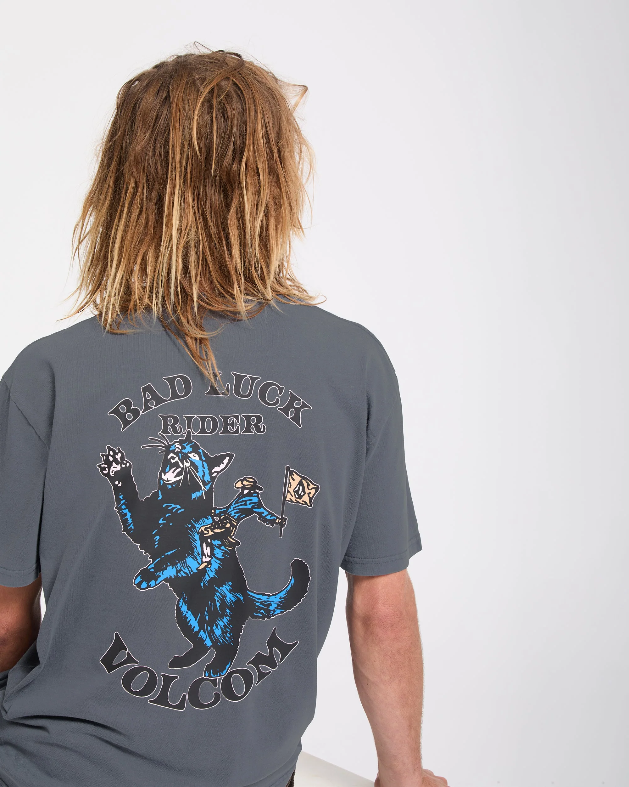 Bad Luck T-Shirt - Storm Blue - Image 8