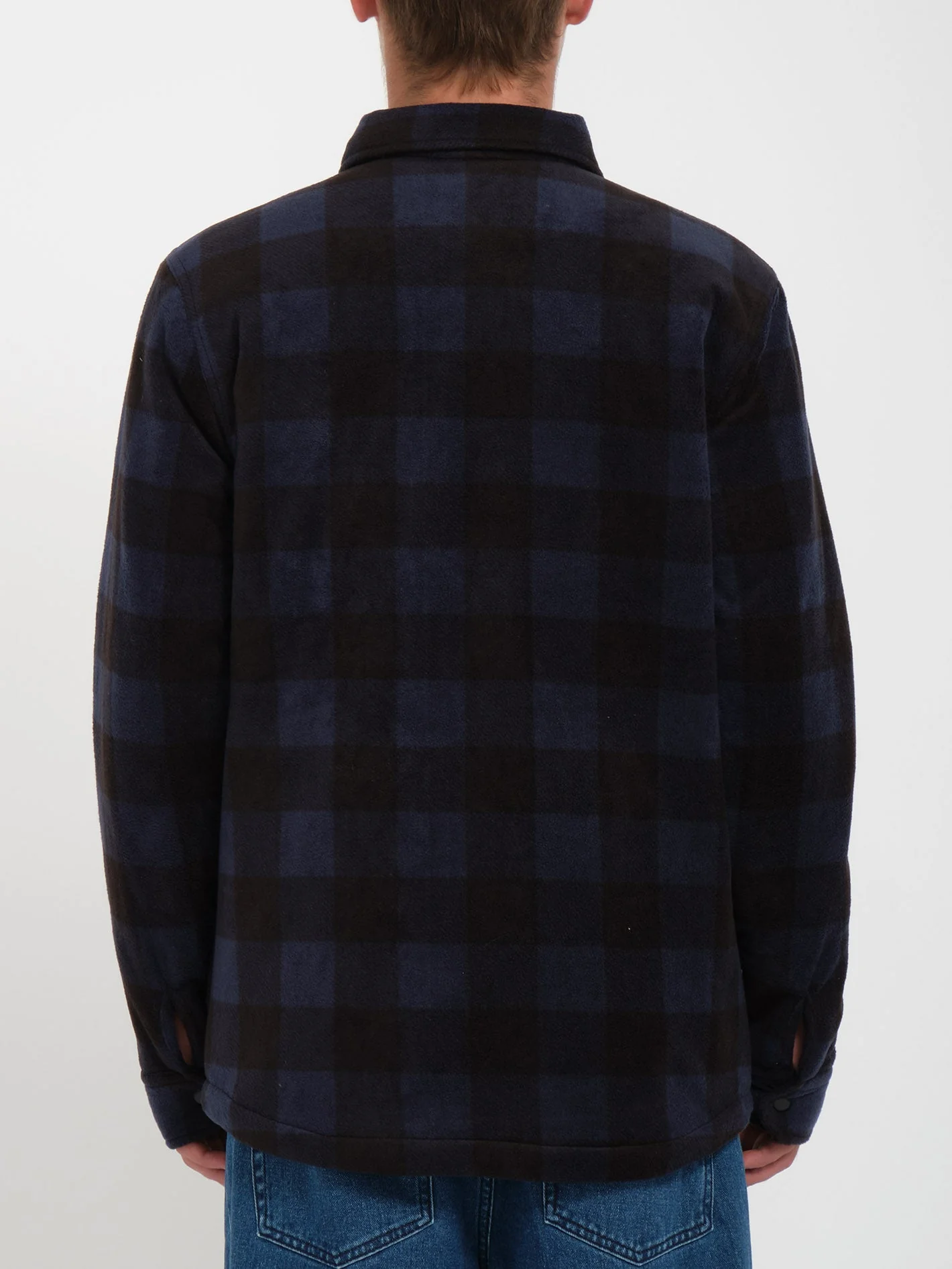 Bowered Fleece Überhemd - NAVY - Image 2