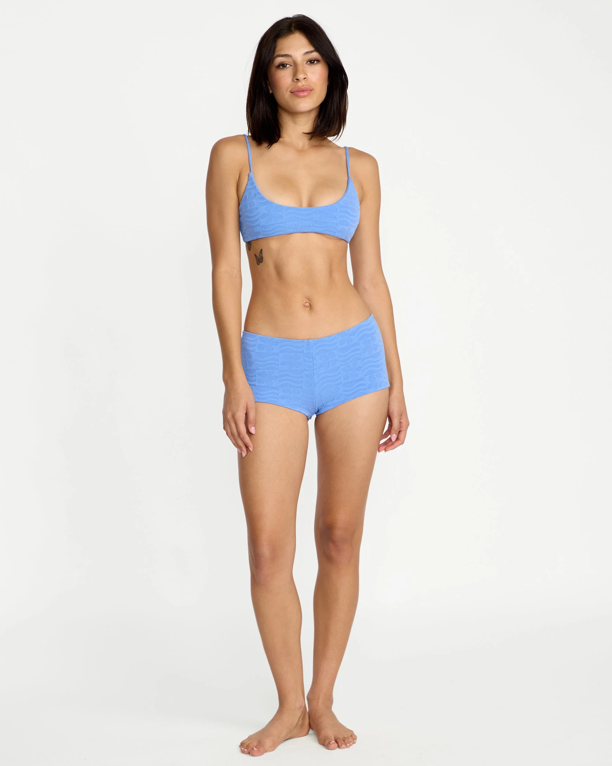 Coco Surf Short Bikinihose - Light Blue Acid - Image 7