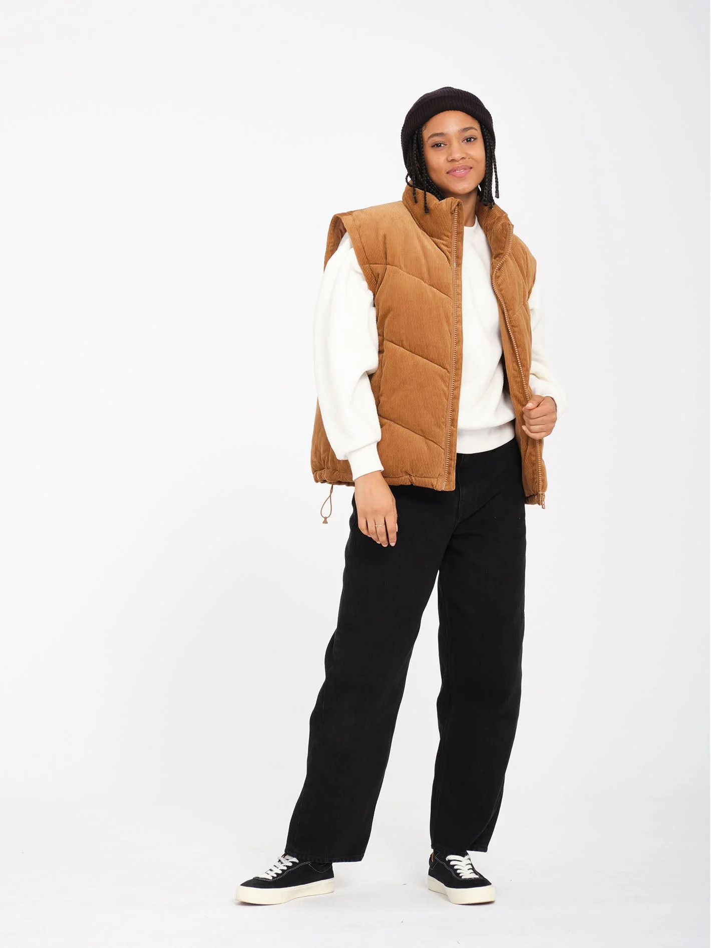 Cord'N Puffjacke - Vintage Brown - Image 8