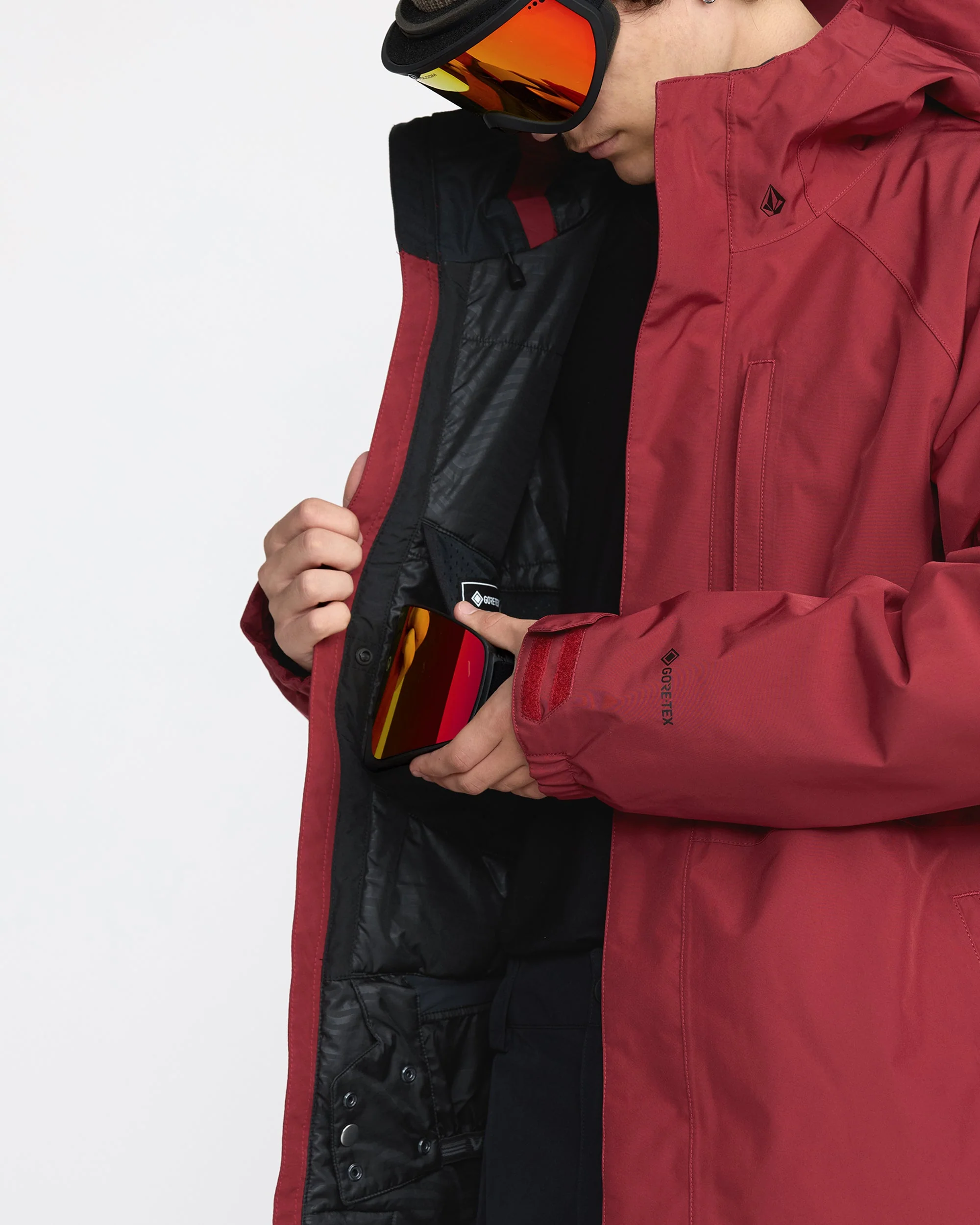 Dua Insulated Gore-Tex Jacke - Burnt Red - Image 7