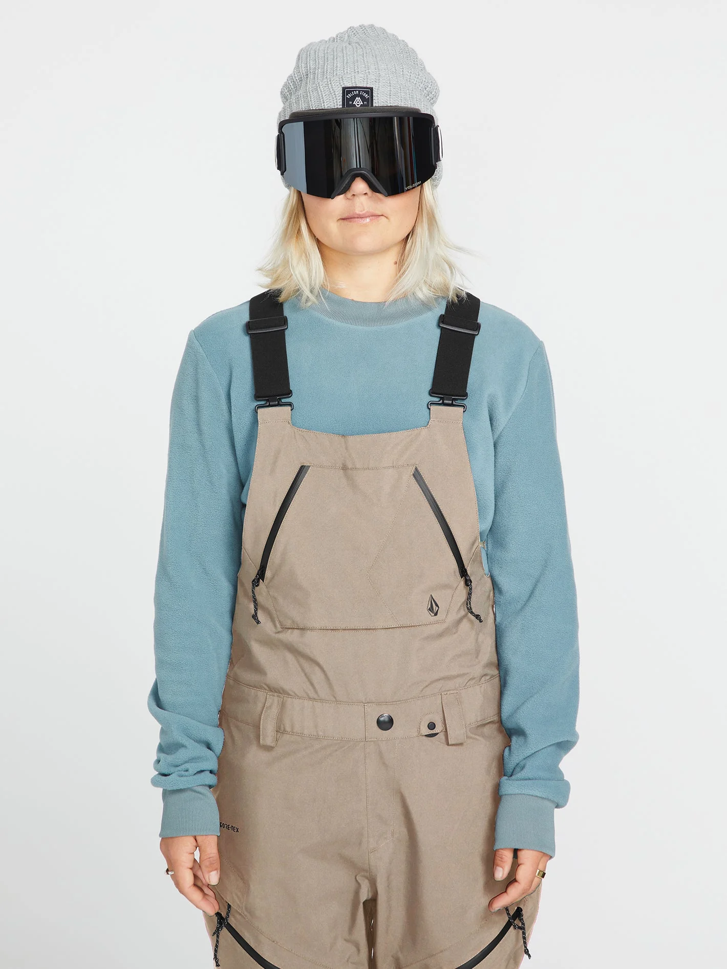 Elm Stretch Gore-Tex Bib Overall - Sand - Image 3