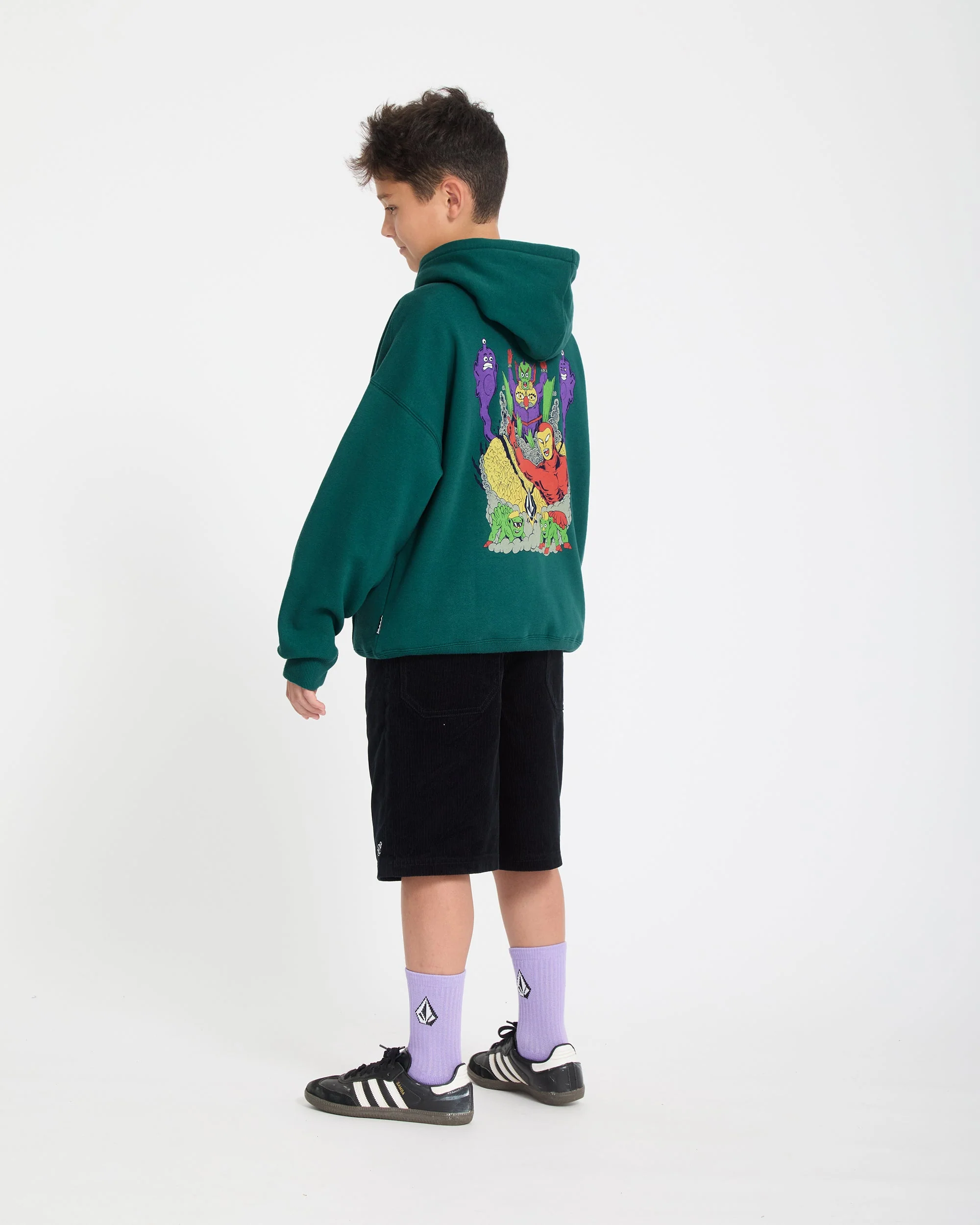 Ben Sanair Hoodie - Rifle Green - (KINDER) - Image 10