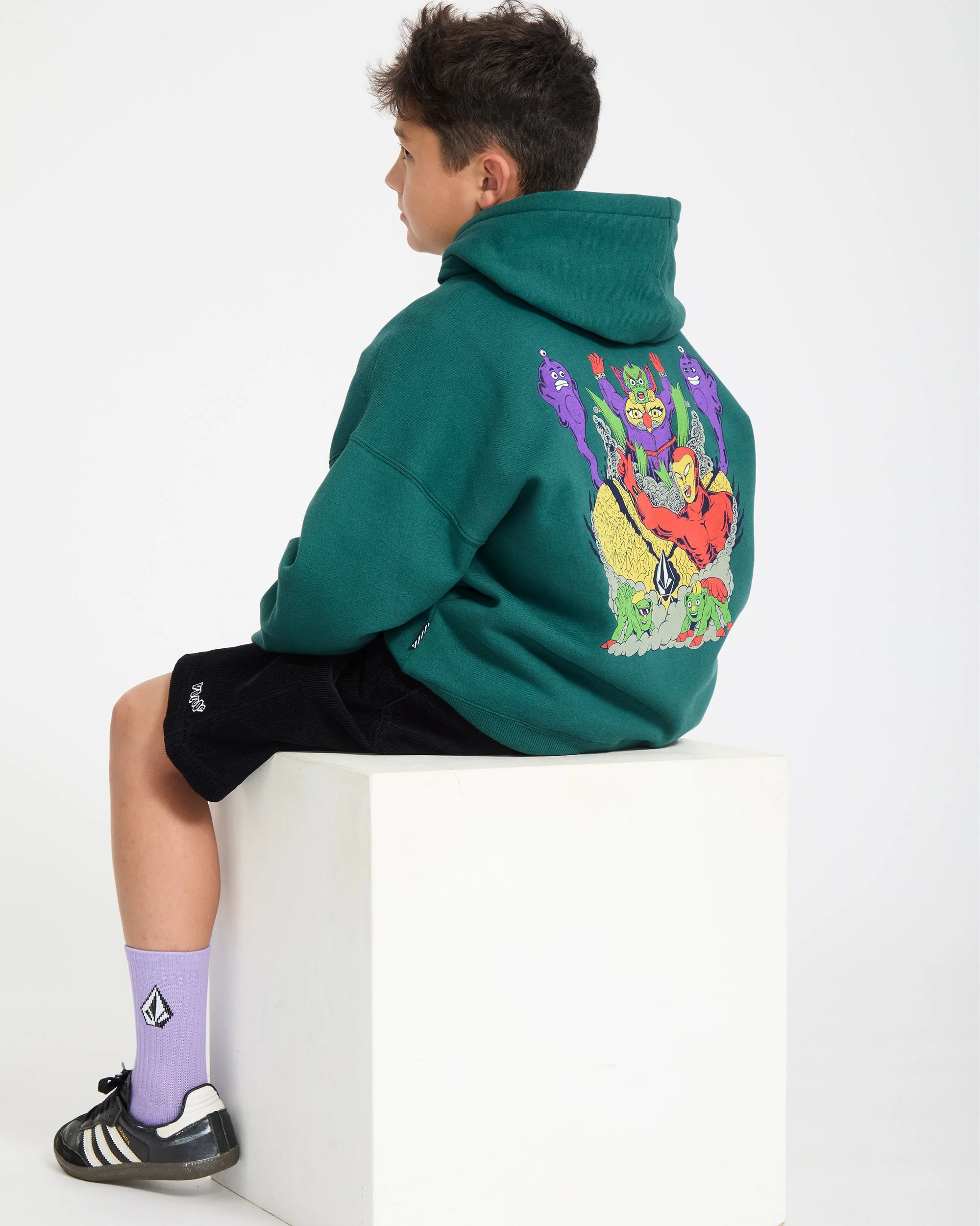 Ben Sanair Hoodie - Rifle Green - (KINDER) - Image 12