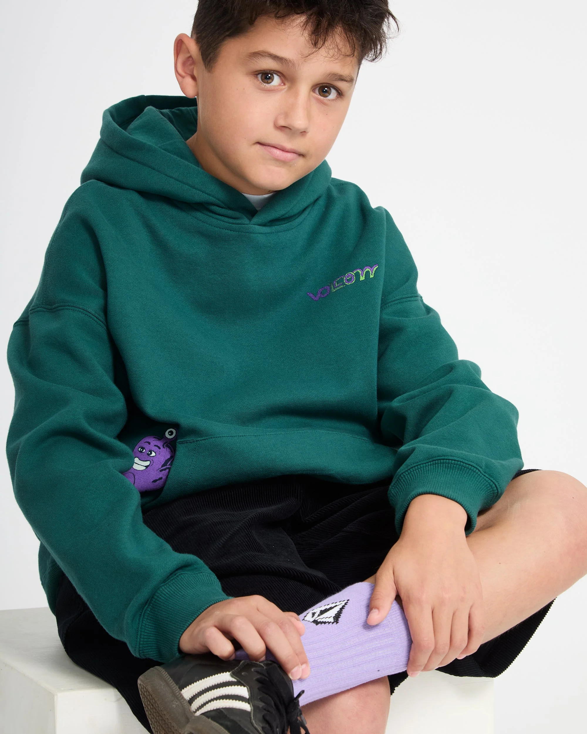 Ben Sanair Hoodie - Rifle Green - (KINDER) - Image 3