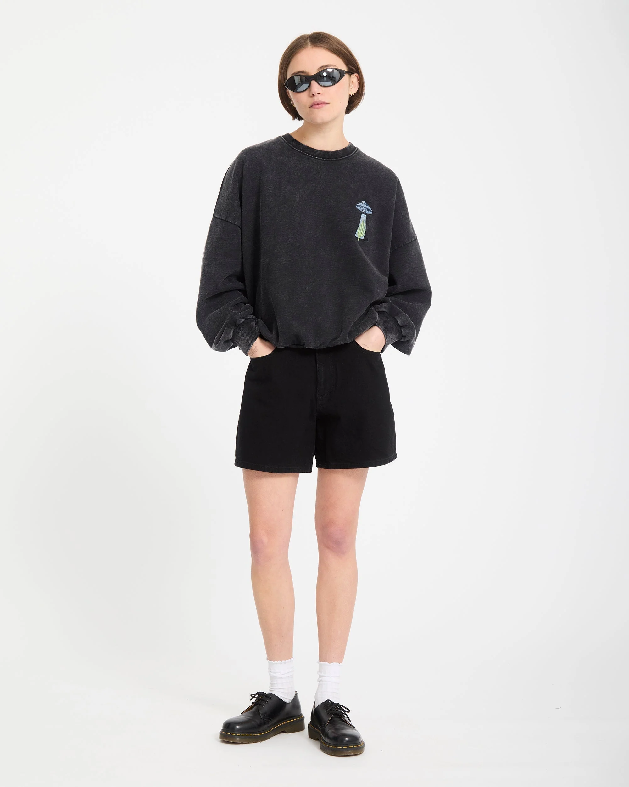 Mickey Mason Sweatshirt - Vintage Black - Image 7