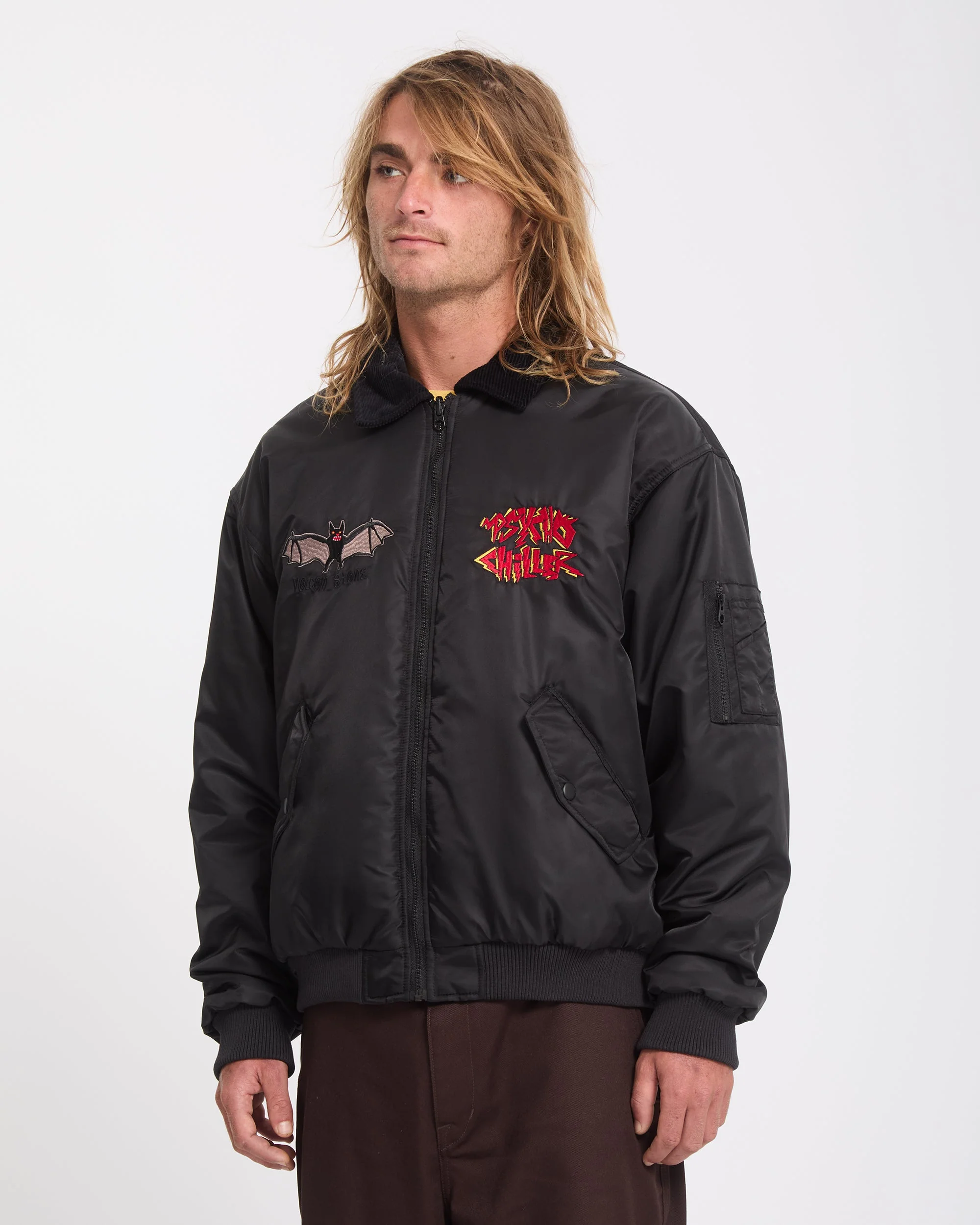 Ozzy Wendbare Bomberjacke - Black - Image 10