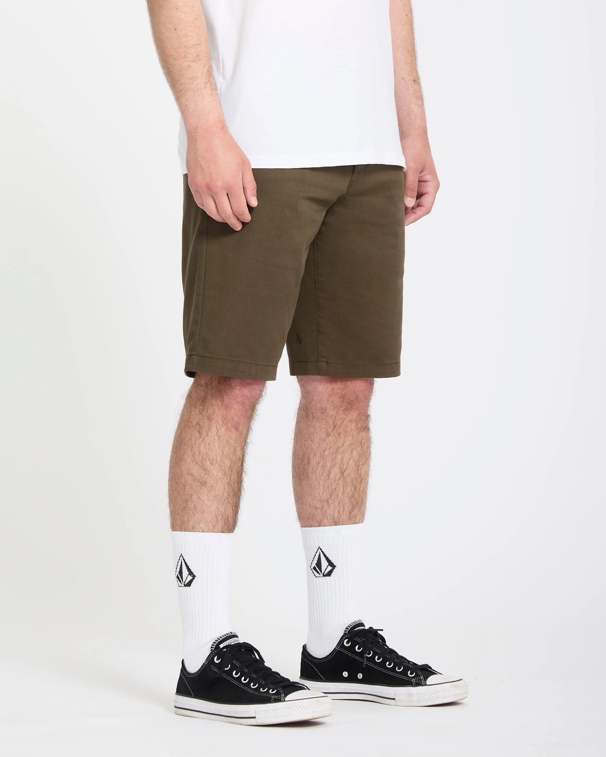 Frickin Modern Stretch 21" Shorts - Sage Leaf - Image 3