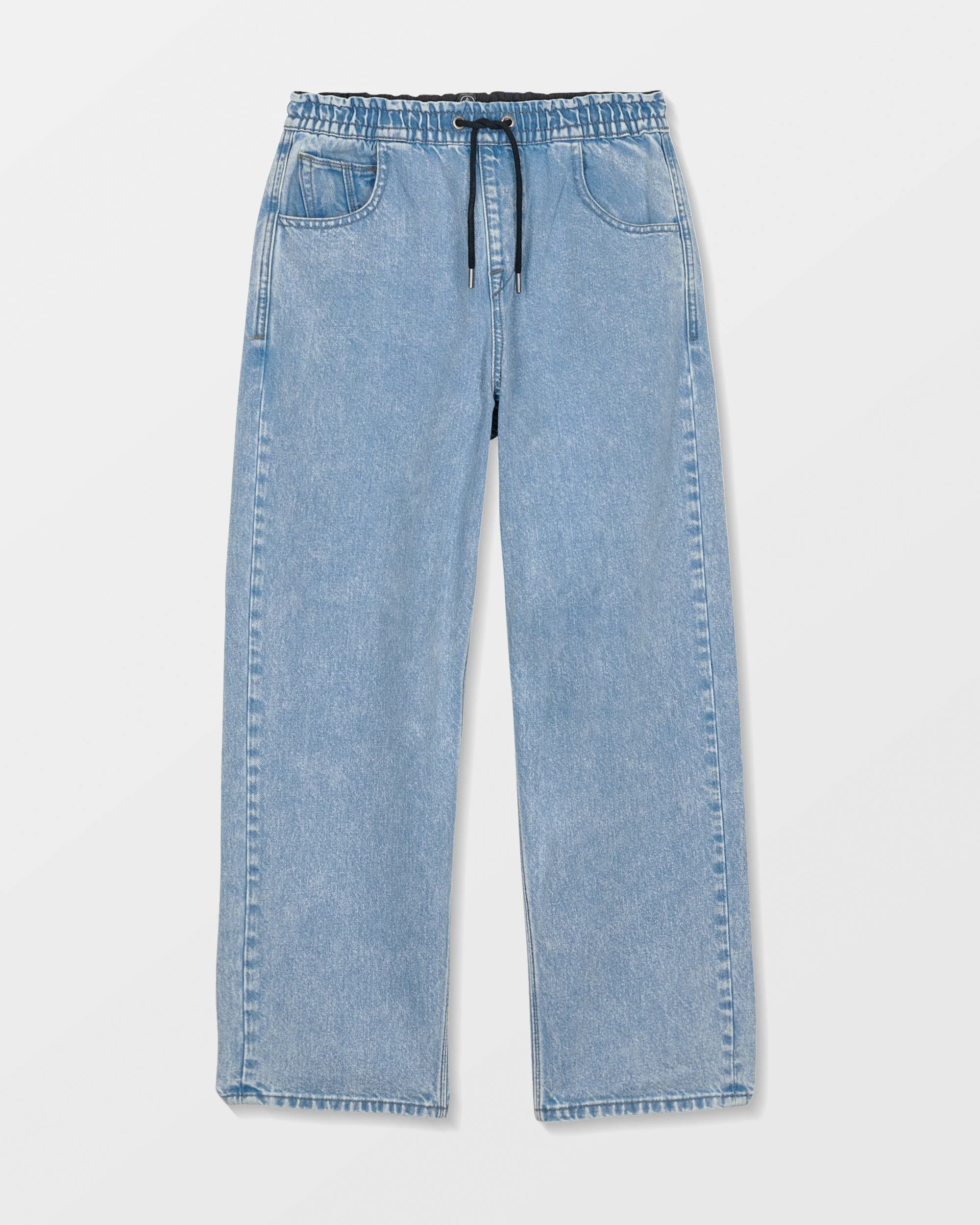 Freazy Loose Elasticated Waist Jeans - Pale Aqua - (KINDER) - Image 3