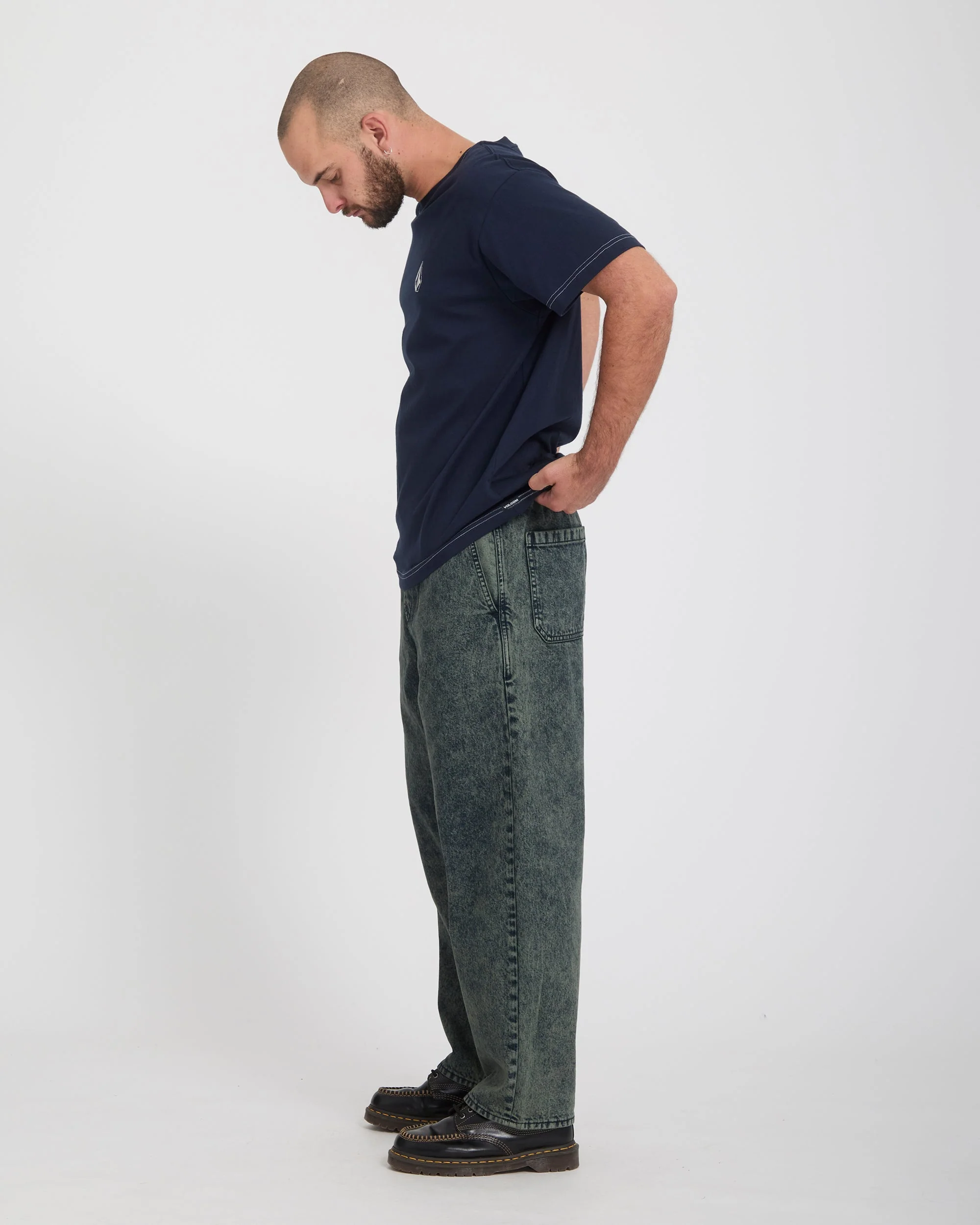 Freazy Loose Jeans - Scarab - Image 6