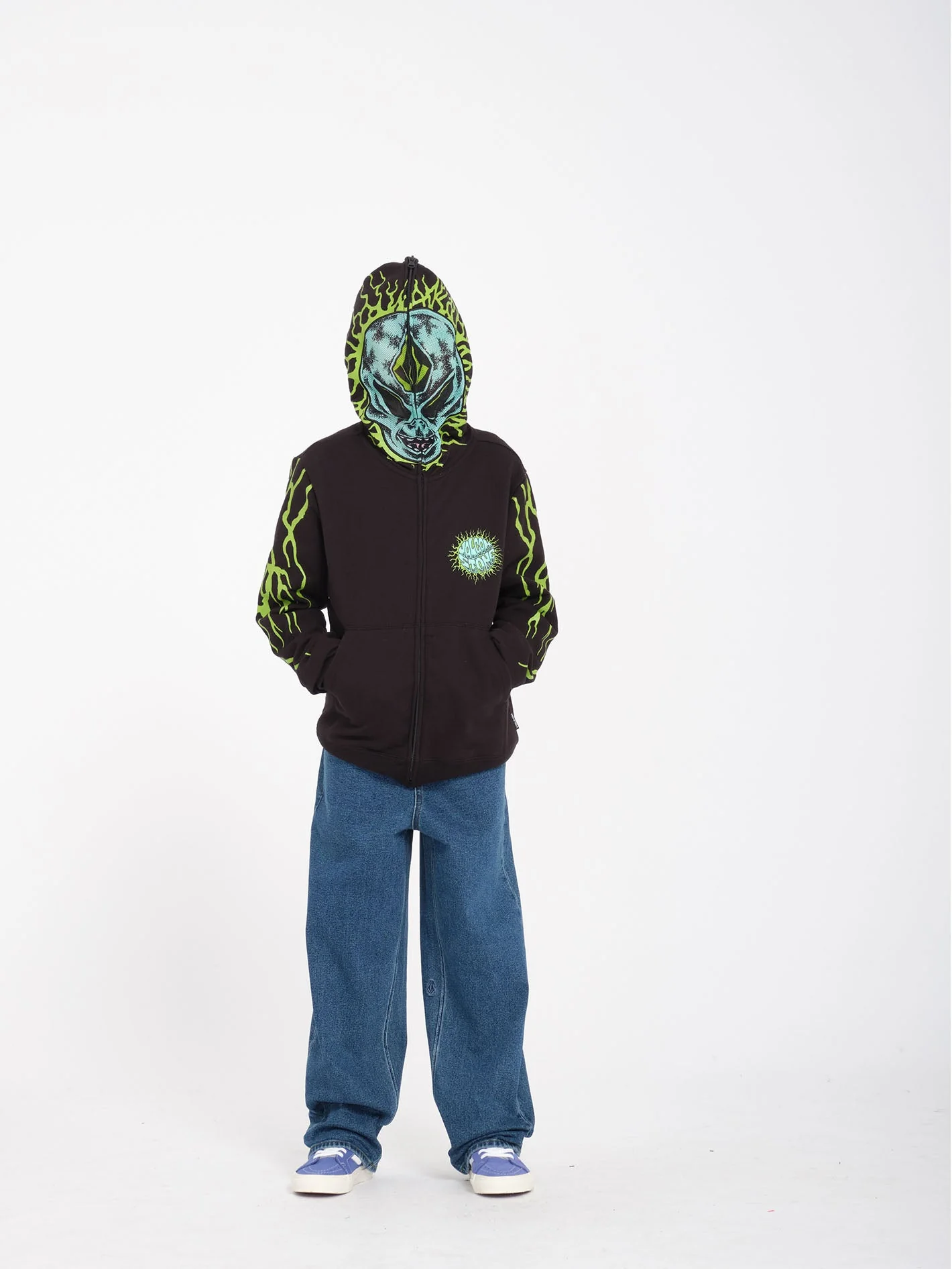 Freazy Loose Jeans - Washed Blue - (KINDER) - Image 3
