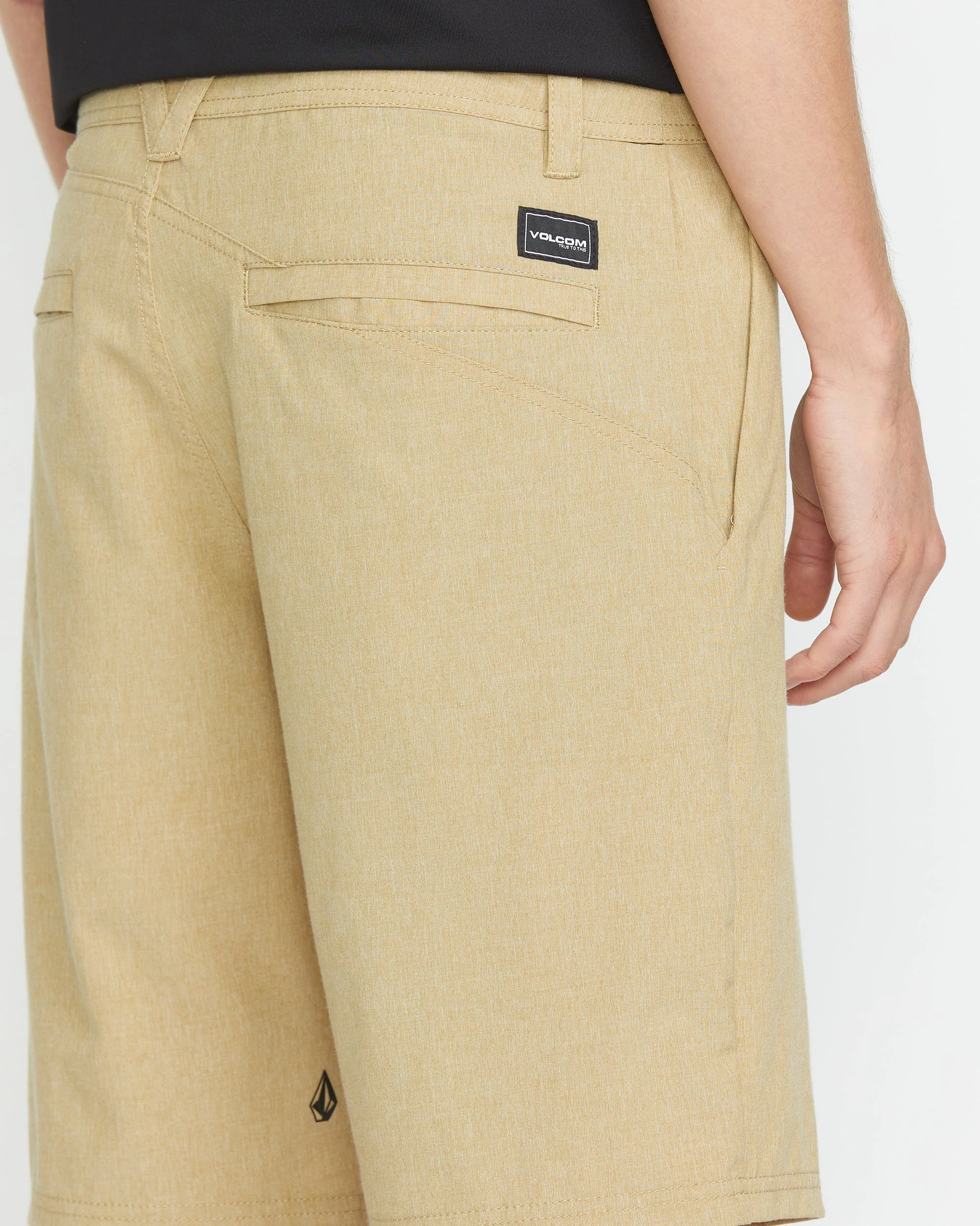 Frickin Cross Shred Static 20" Hybrid-Shorts - Dark Khaki - Image 3