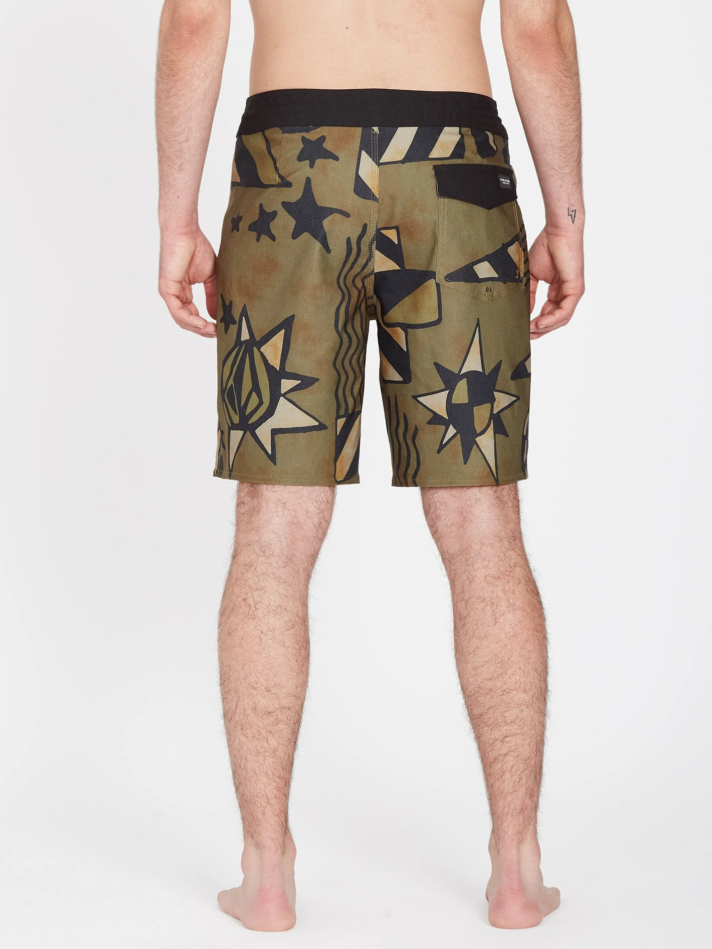 Geo Stoney 19" Badeshorts - SERVICE GREEN - Image 2