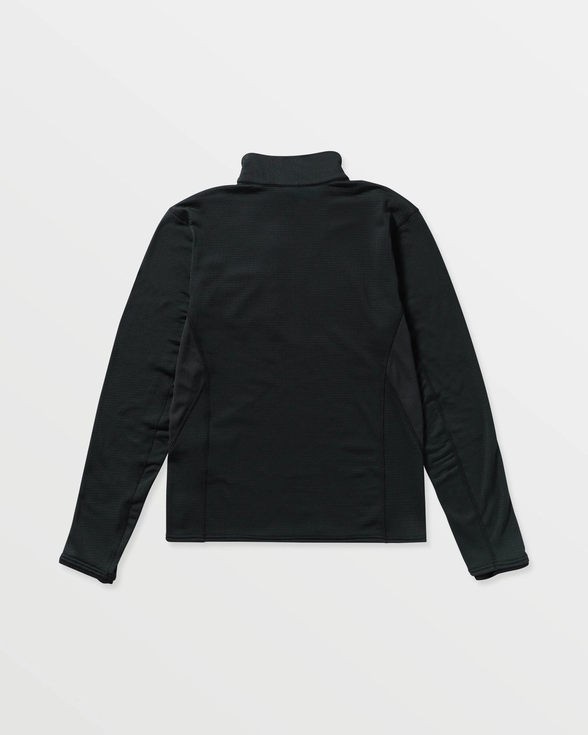 Gridlock Mock Neck Fleece Sweatshirt - Black - Image 10