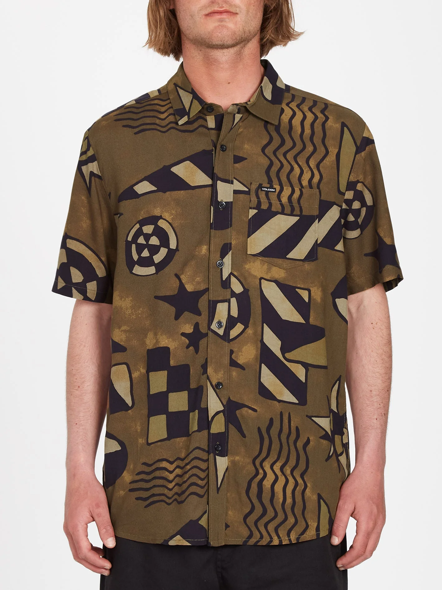 Hand Geo Shirt - SERVICE GREEN - Image 3