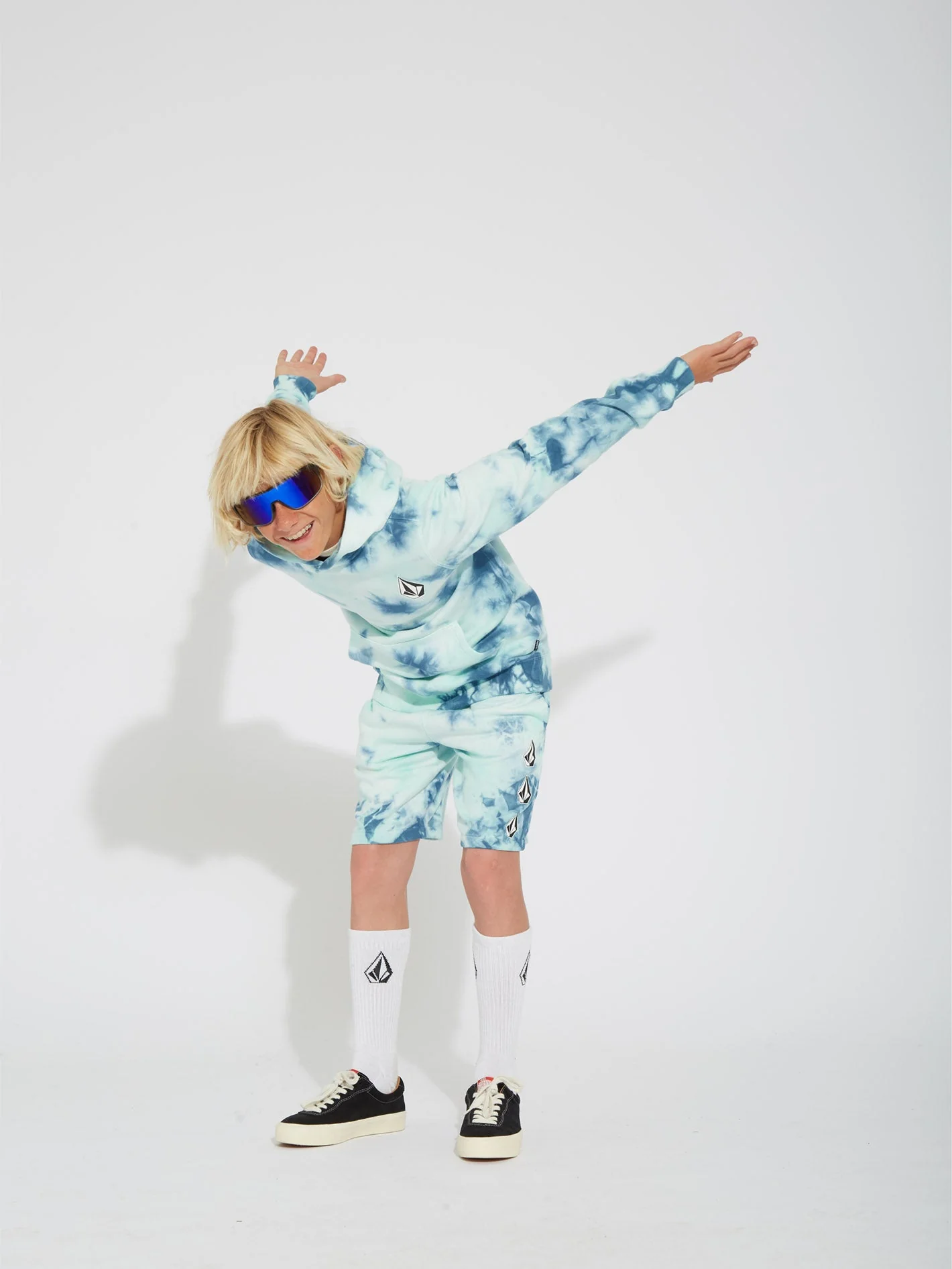 Iconic Stone Plus Kapuzenpullover - TEMPLE TEAL - (KINDER) - Image 2