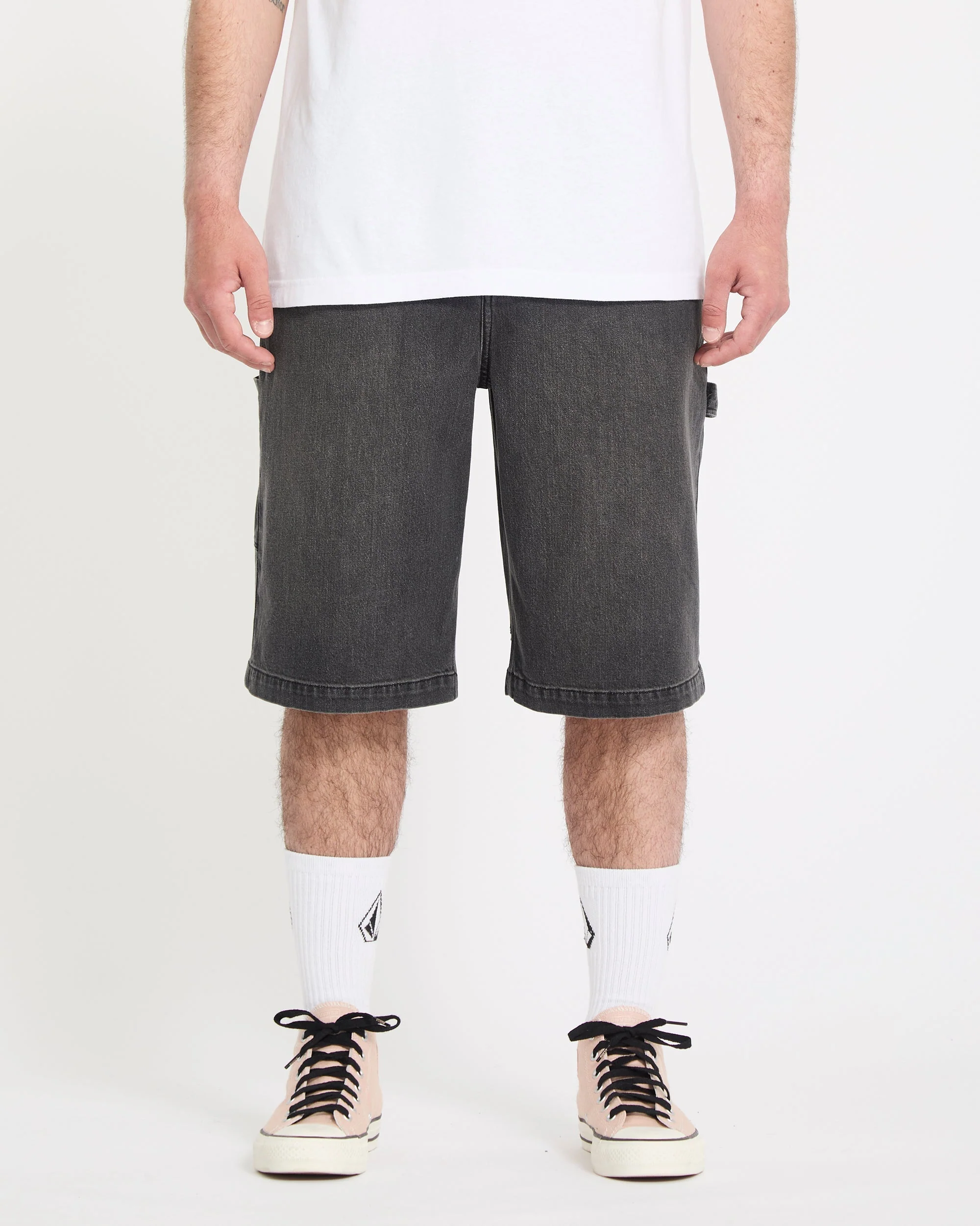 Kraftsman II 24" Denim-Shorts - Black Grey - Image 3