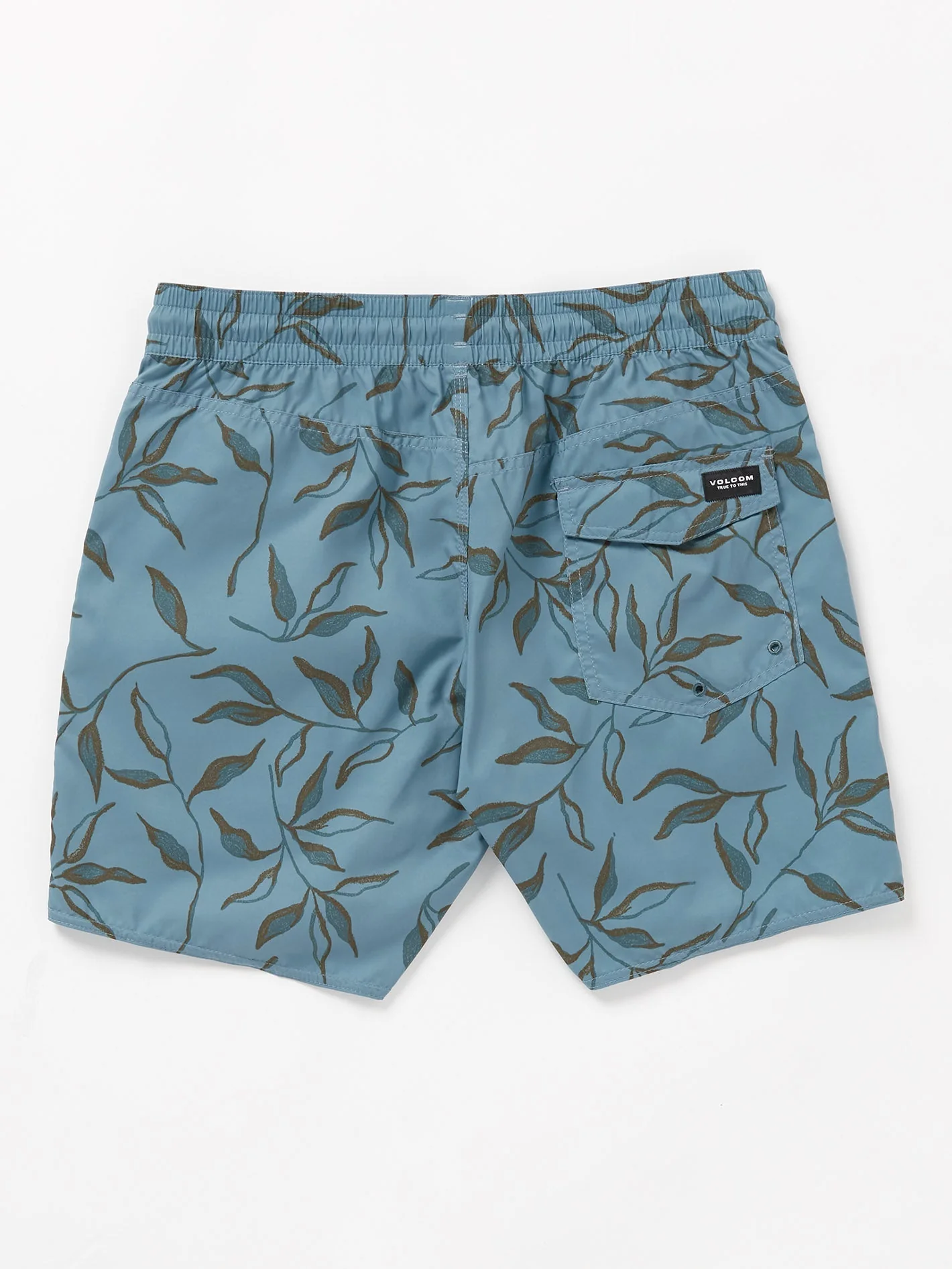 Lido Print Trunk 17" Boardshort - STONE BLUE - Image 5