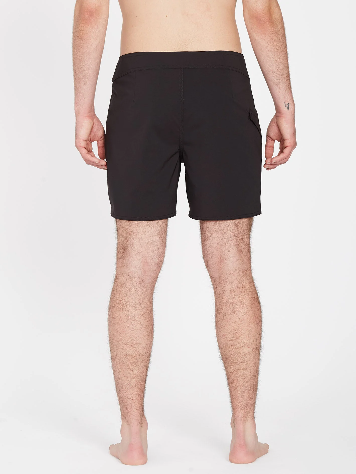 Lido Solid Mod 16" Badeshorts - BLACK - Image 2