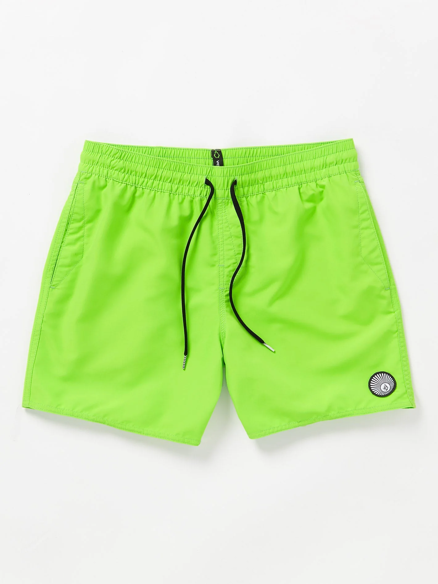 Lido Solid Trunk 16" Boardshort - ELECTRIC GREEN - Image 4