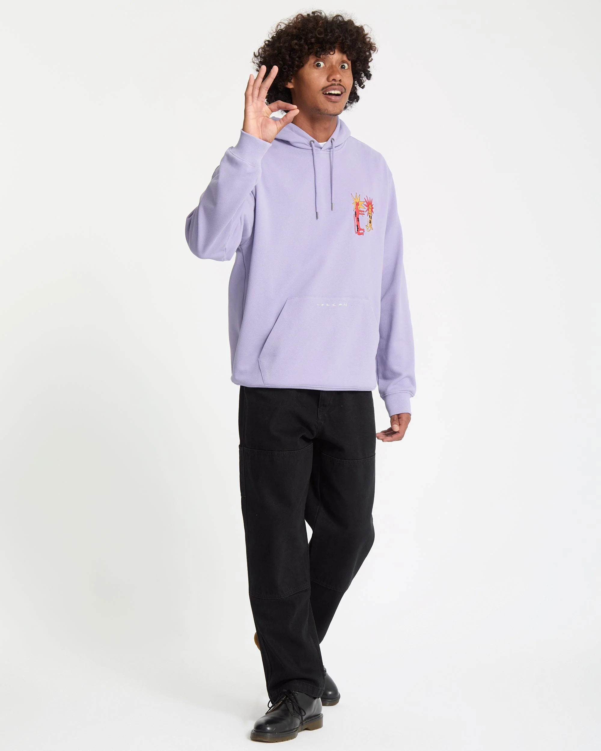 Longo Cats Hoodie - Purple Ash - Image 5