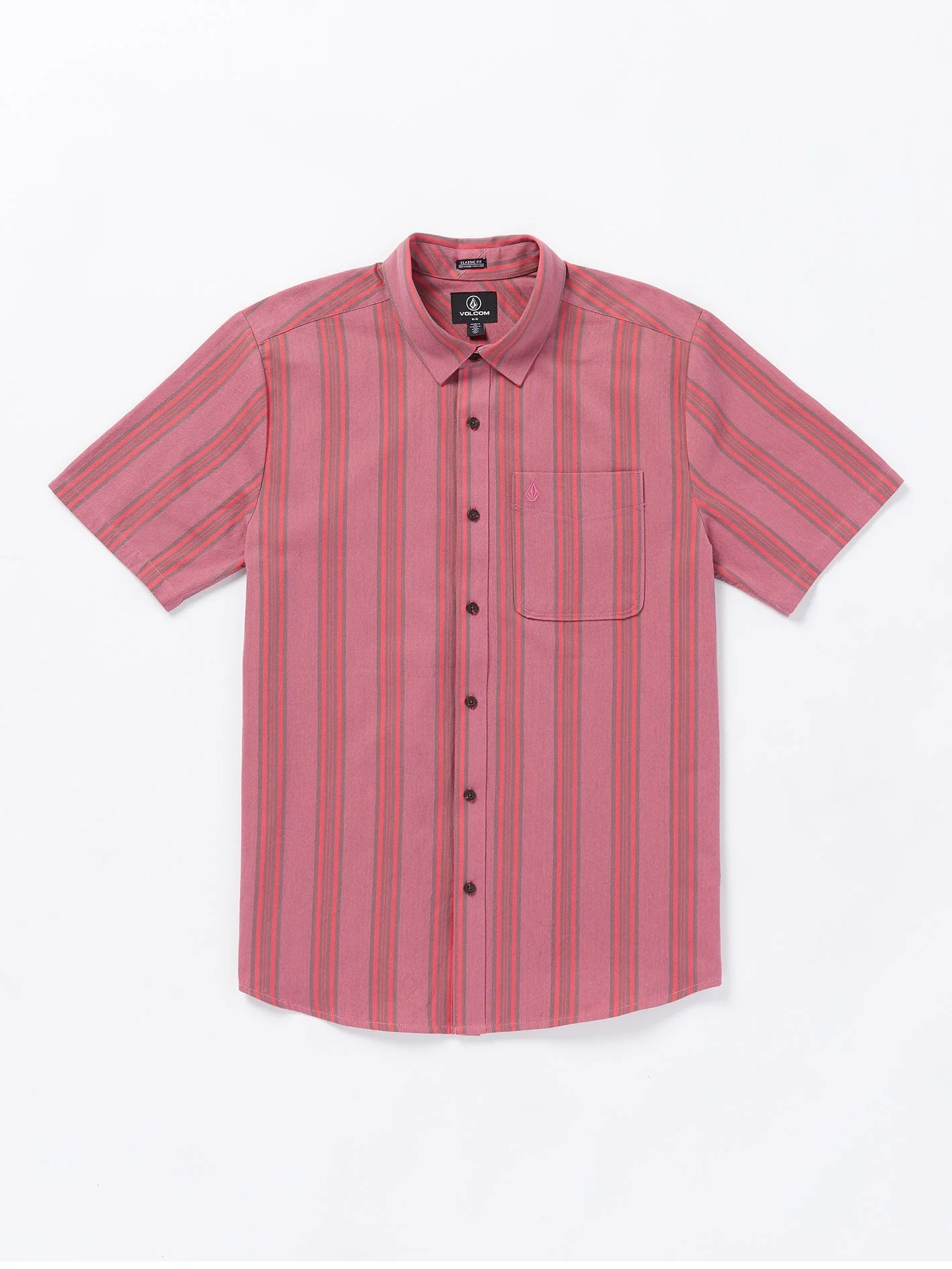 Newbar Stripe Hemd - WASHED RUBY - Image 5