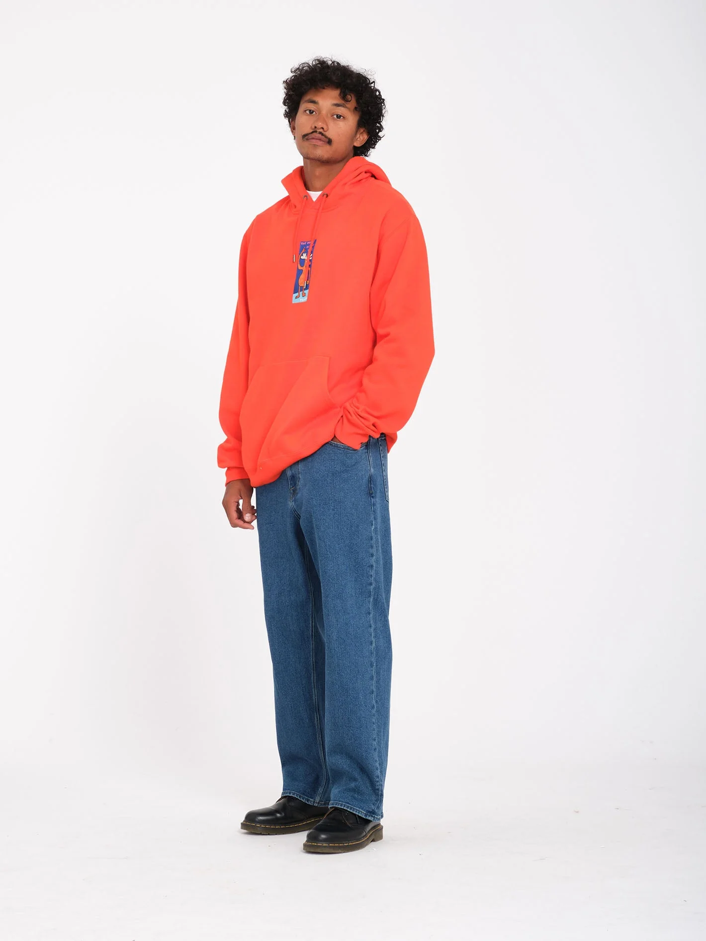 Olivmoose Hoodie - Bright Red - Image 2