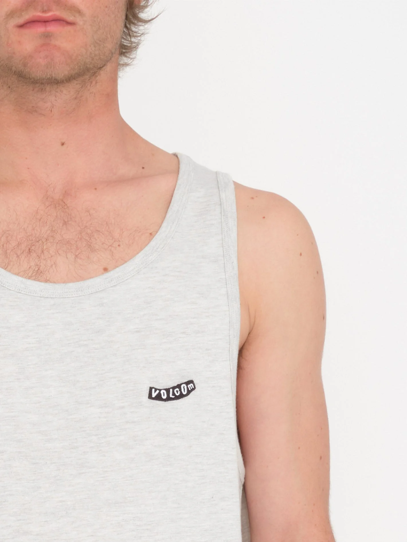 Pistol Stone Tanktop - BONE HEATHER - Image 3