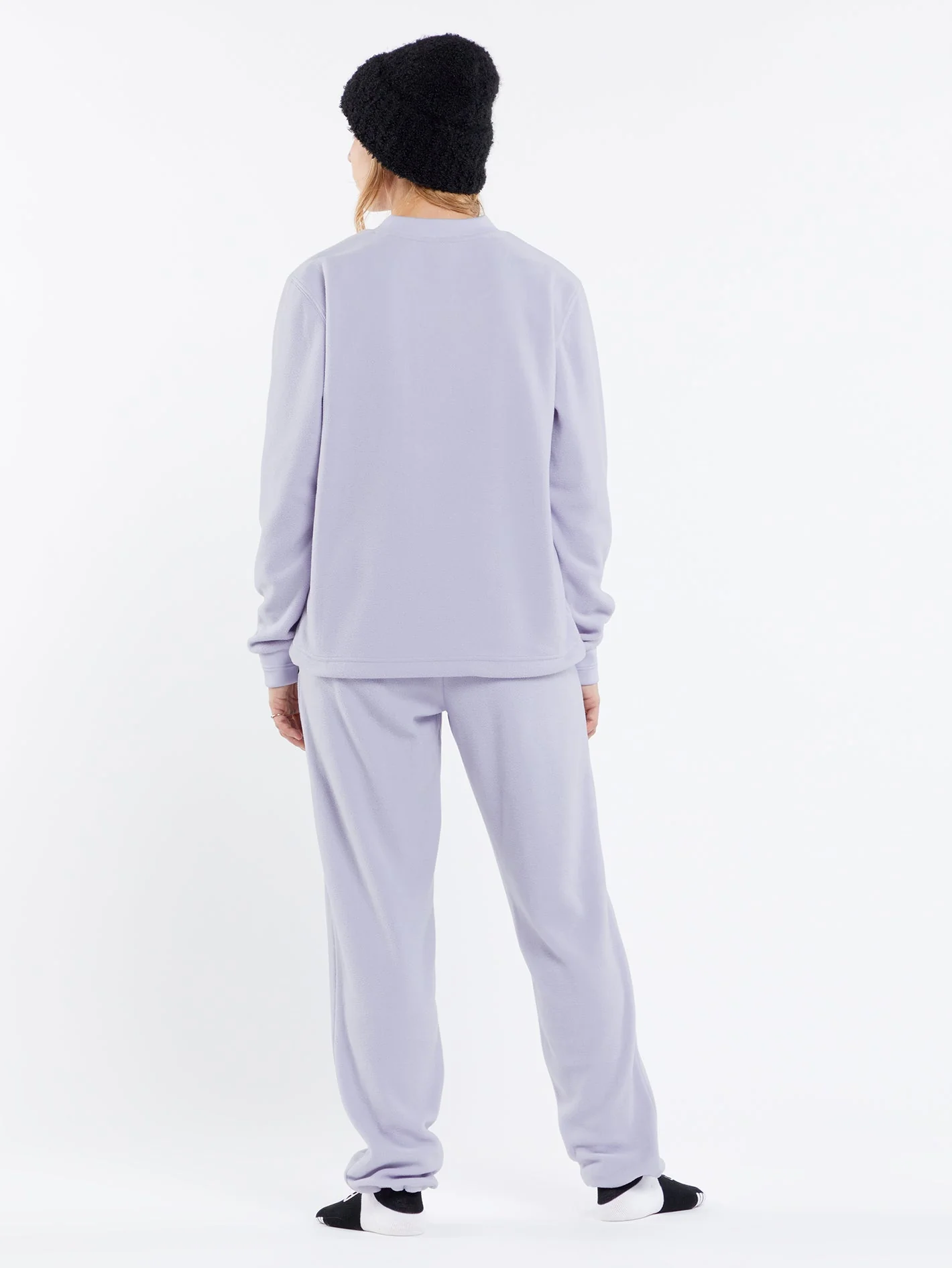 Polar Fleece Sweatshirt - LILAC ASH - Image 5