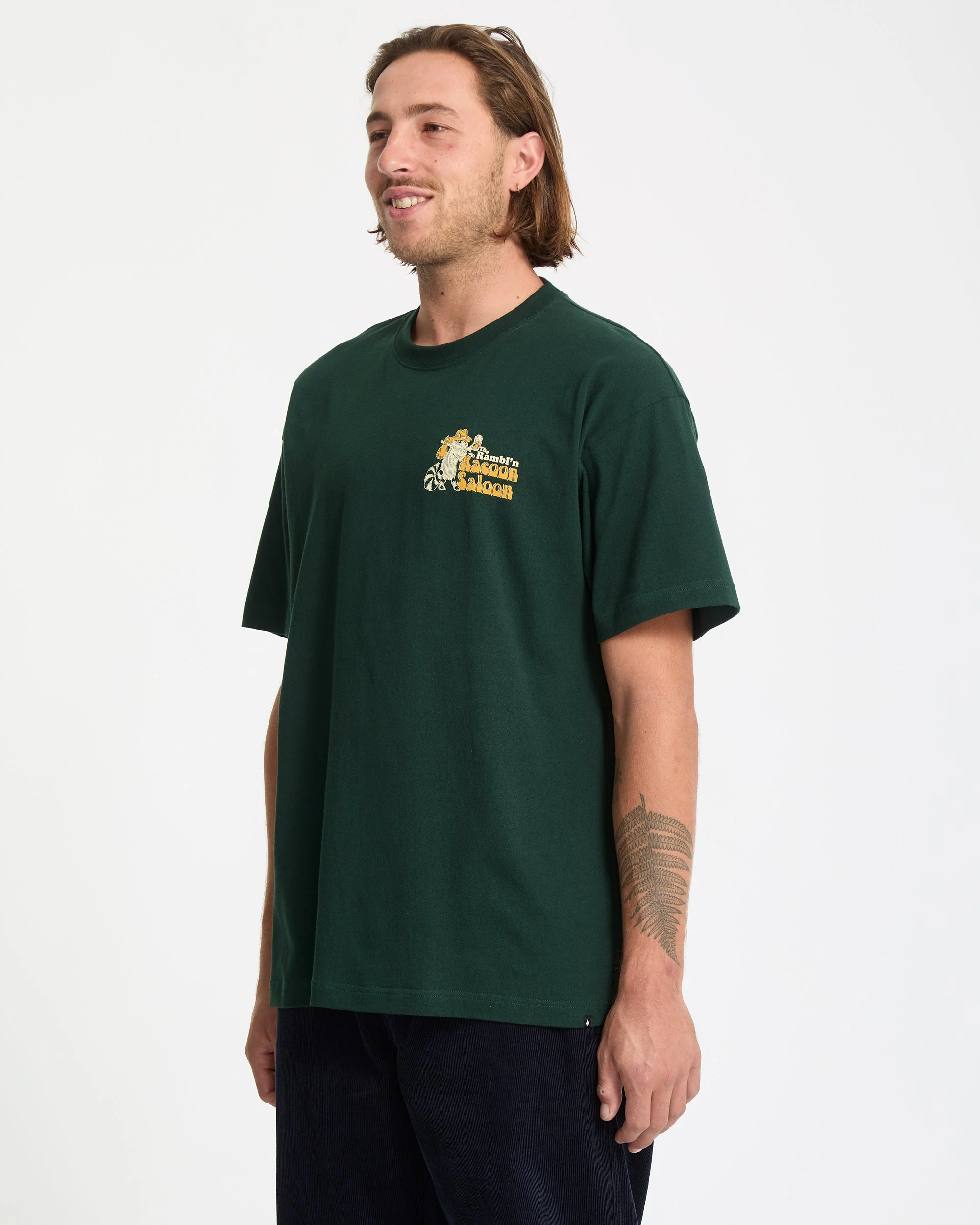 Racoon T-Shirt - Scarab - Image 8