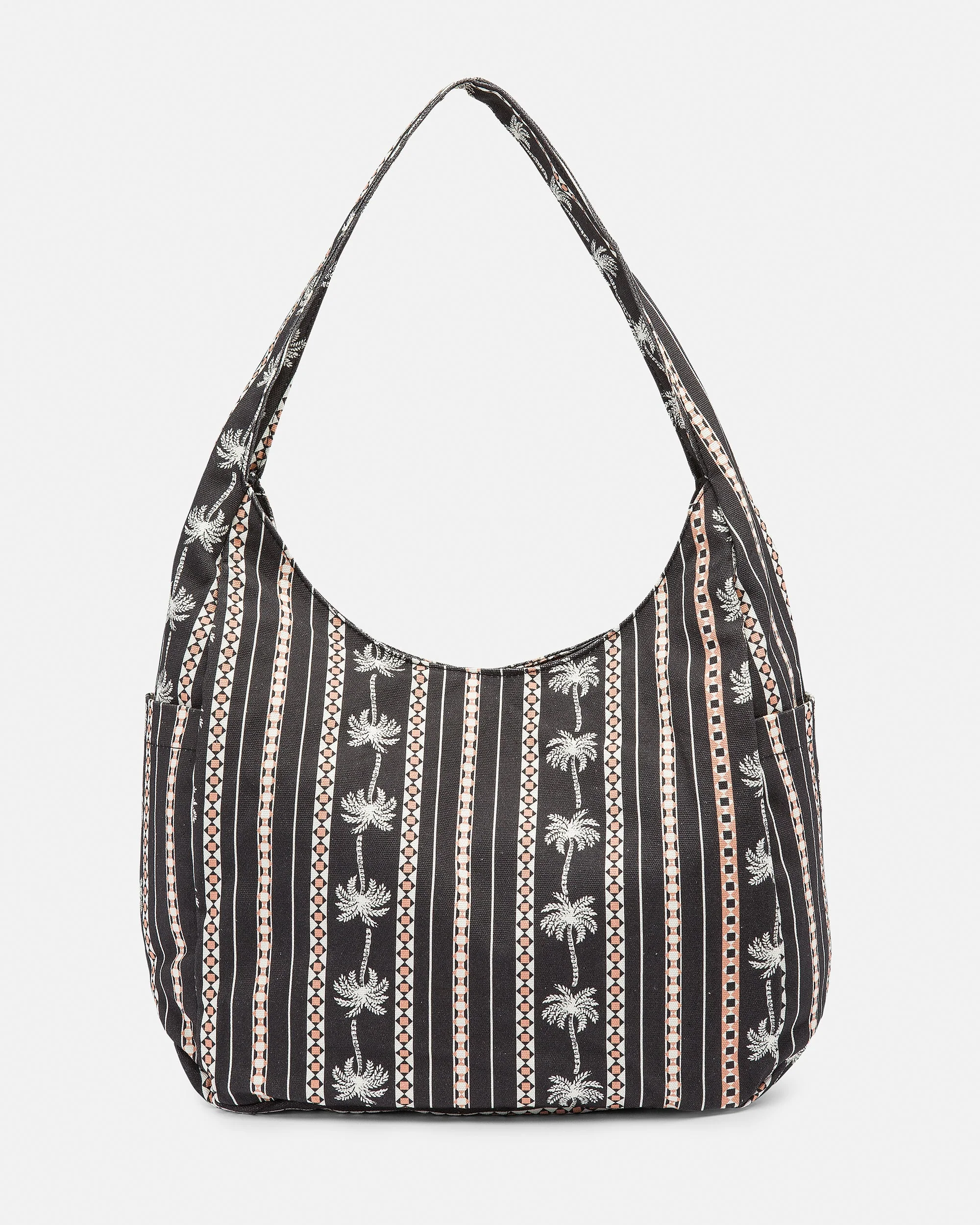 Schoolyard Canvas Hobo Tote-bag Tasche - BLACK COMBO - Image 2