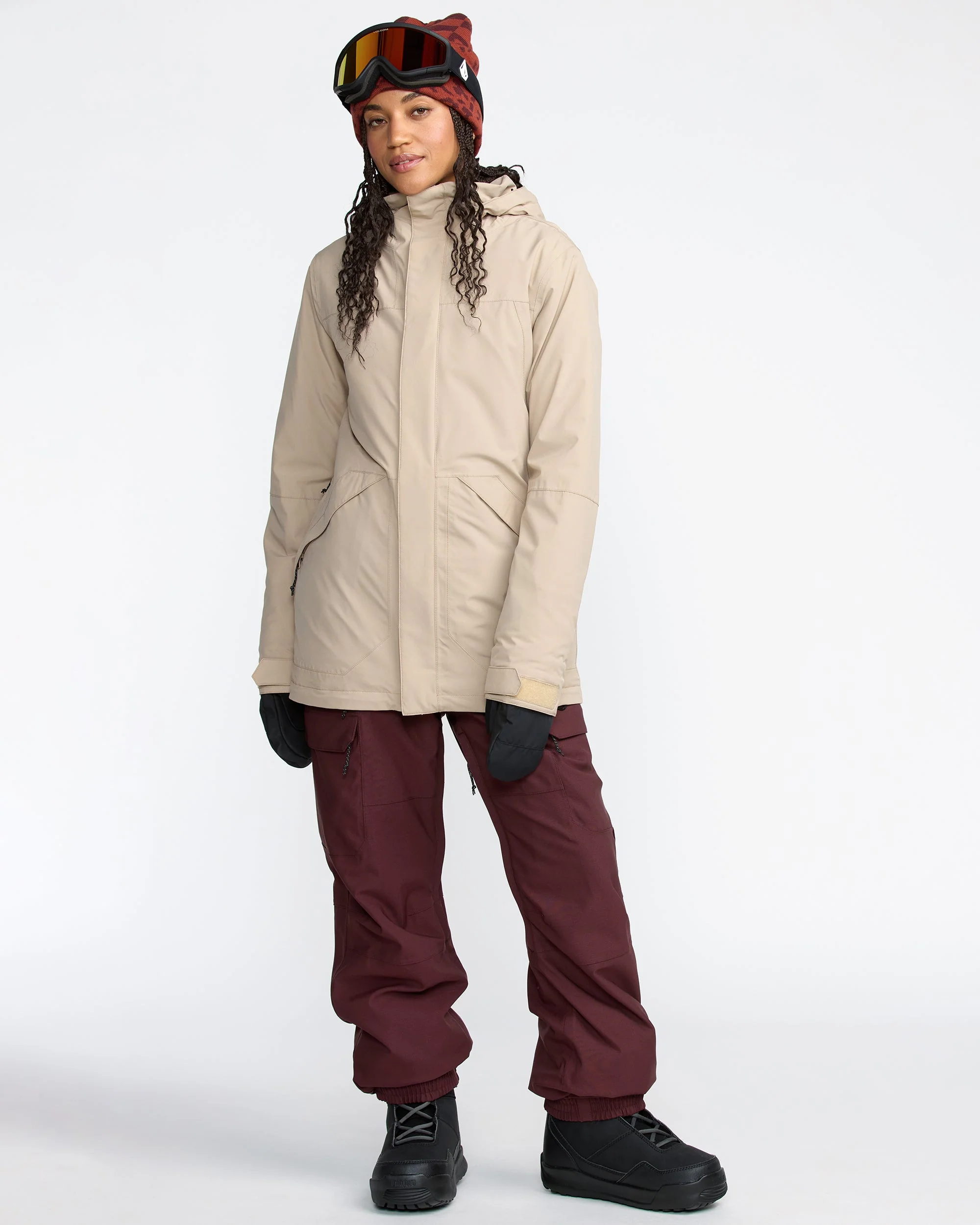 Shelter 20K 3D Stretch Jacke - Oatmeal - Image 3