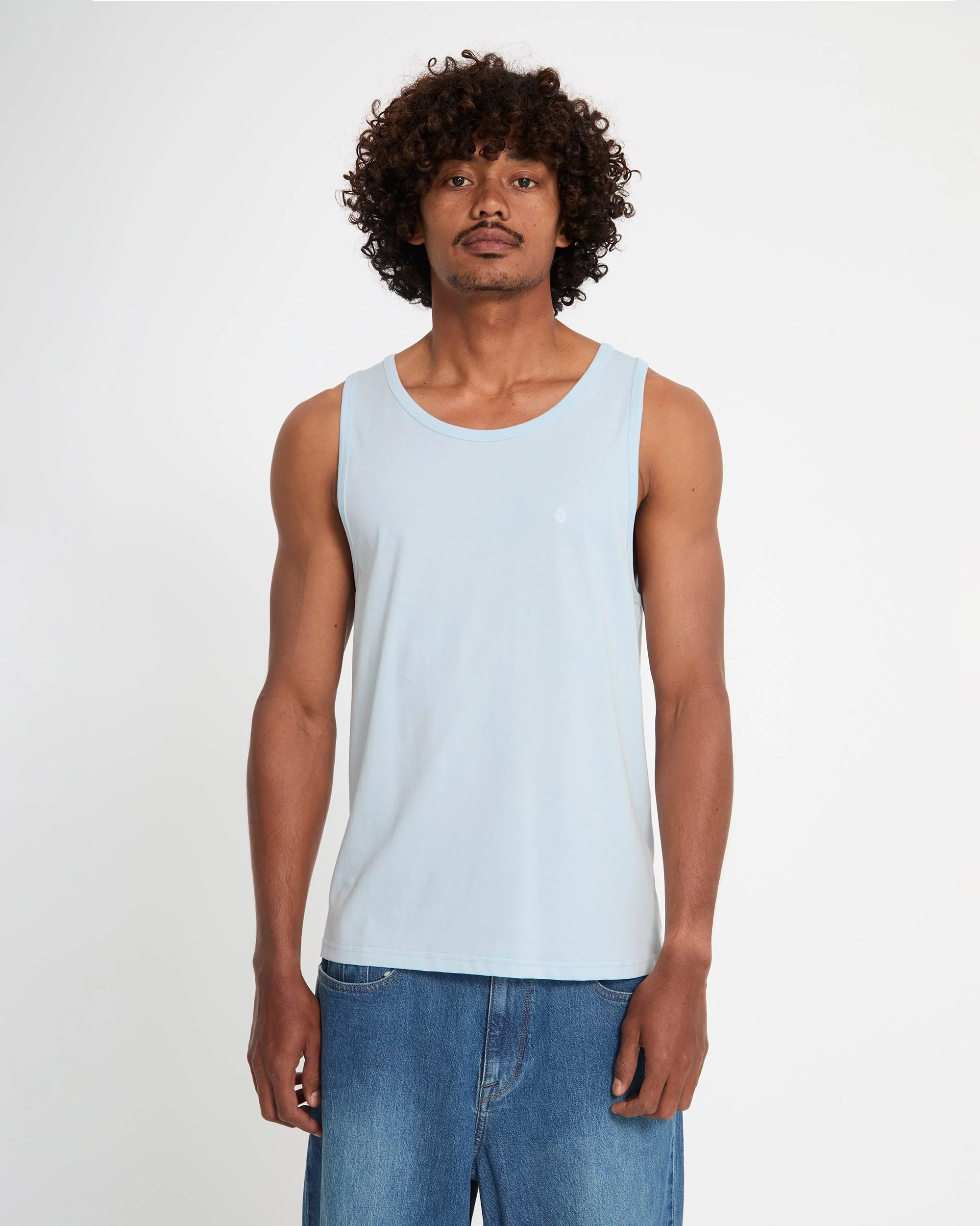 Stone Blanks Tanktop - Light Blue Acid - Image 7