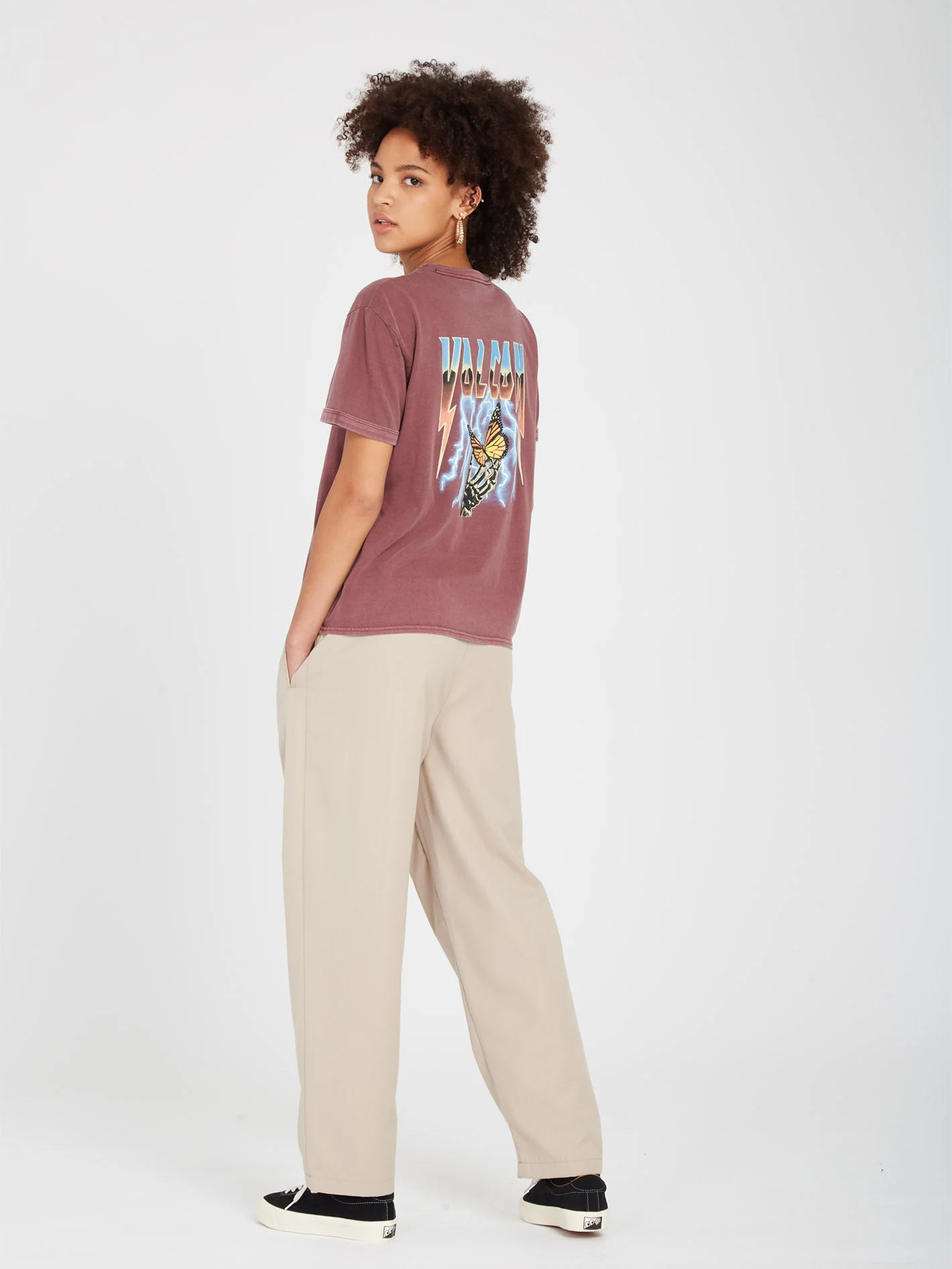 Truly Ringer T-Shirt - BURGUNDY - Image 5