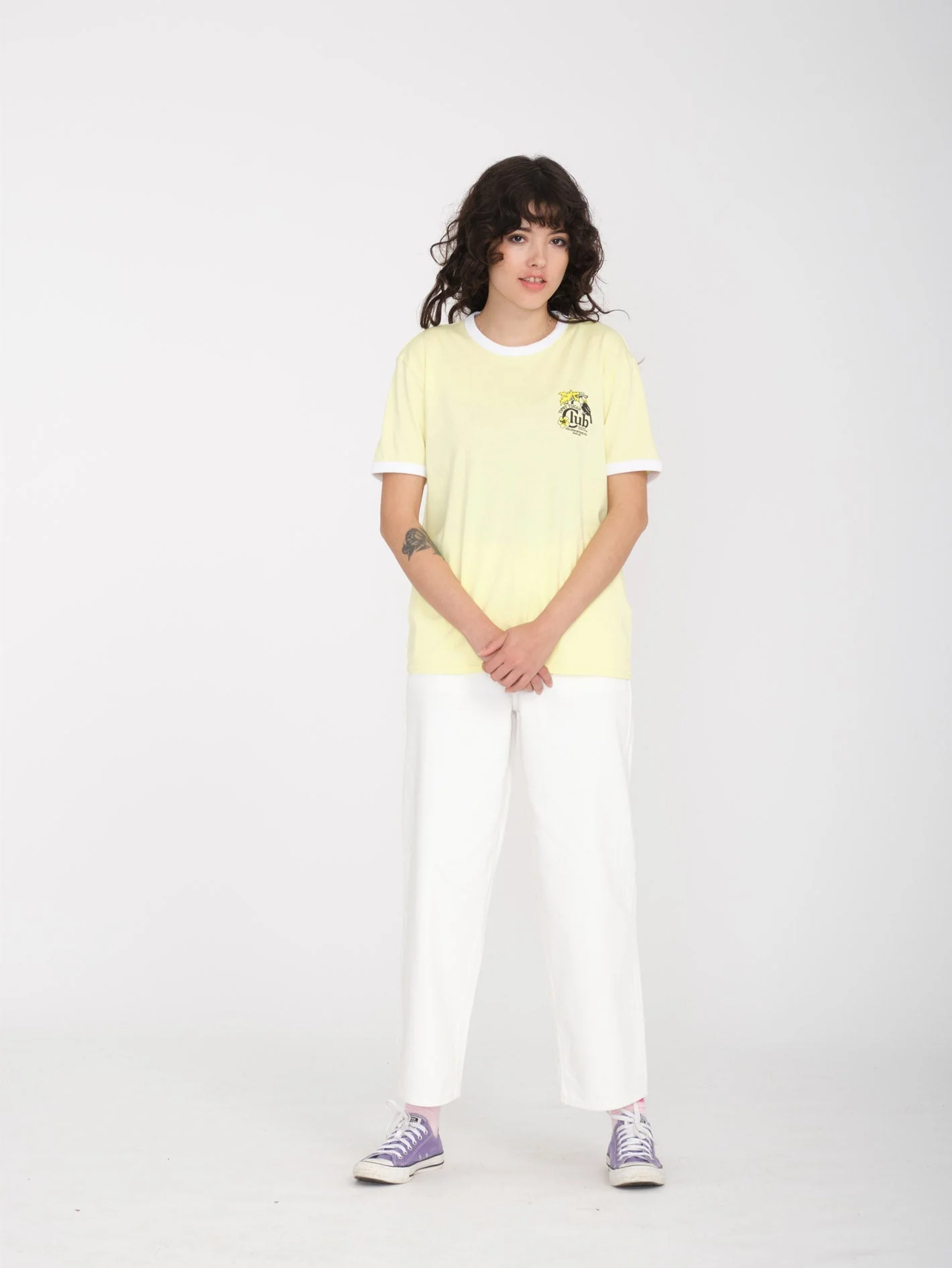 Truly Ringer T-Shirt - AURA YELLOW - Image 5
