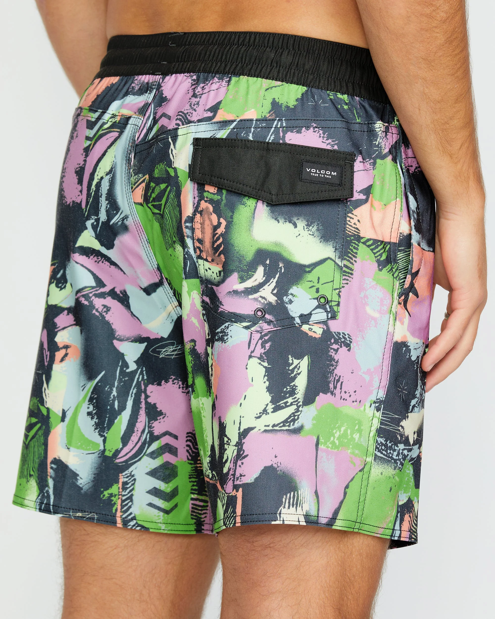 Unite Stoney Trunk 17" Boardshorts - STEEL PURPLE - Image 4