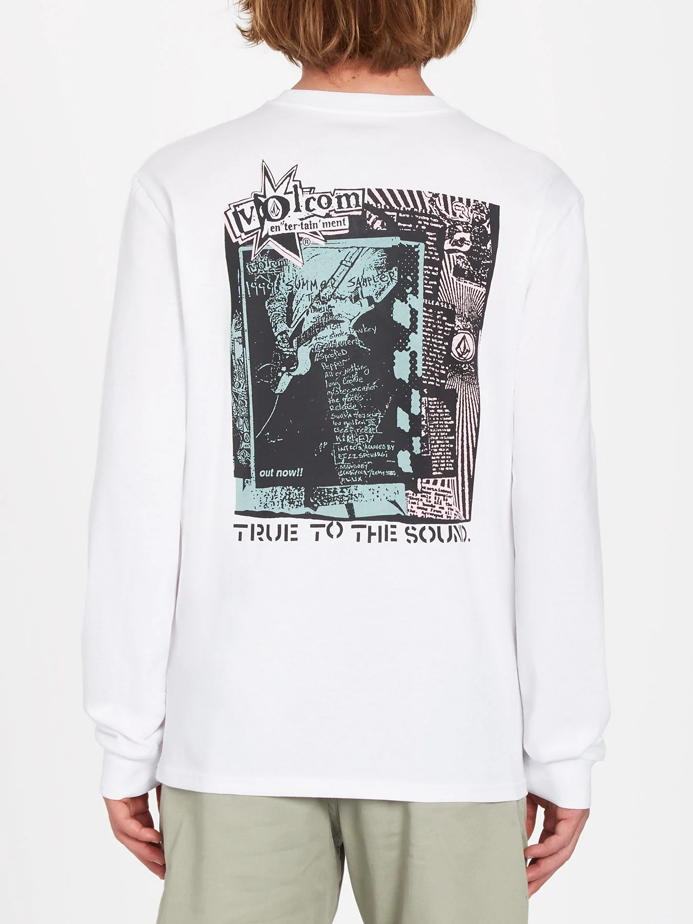 Volcom Entertainment T-Shirt - WHITE - Image 3