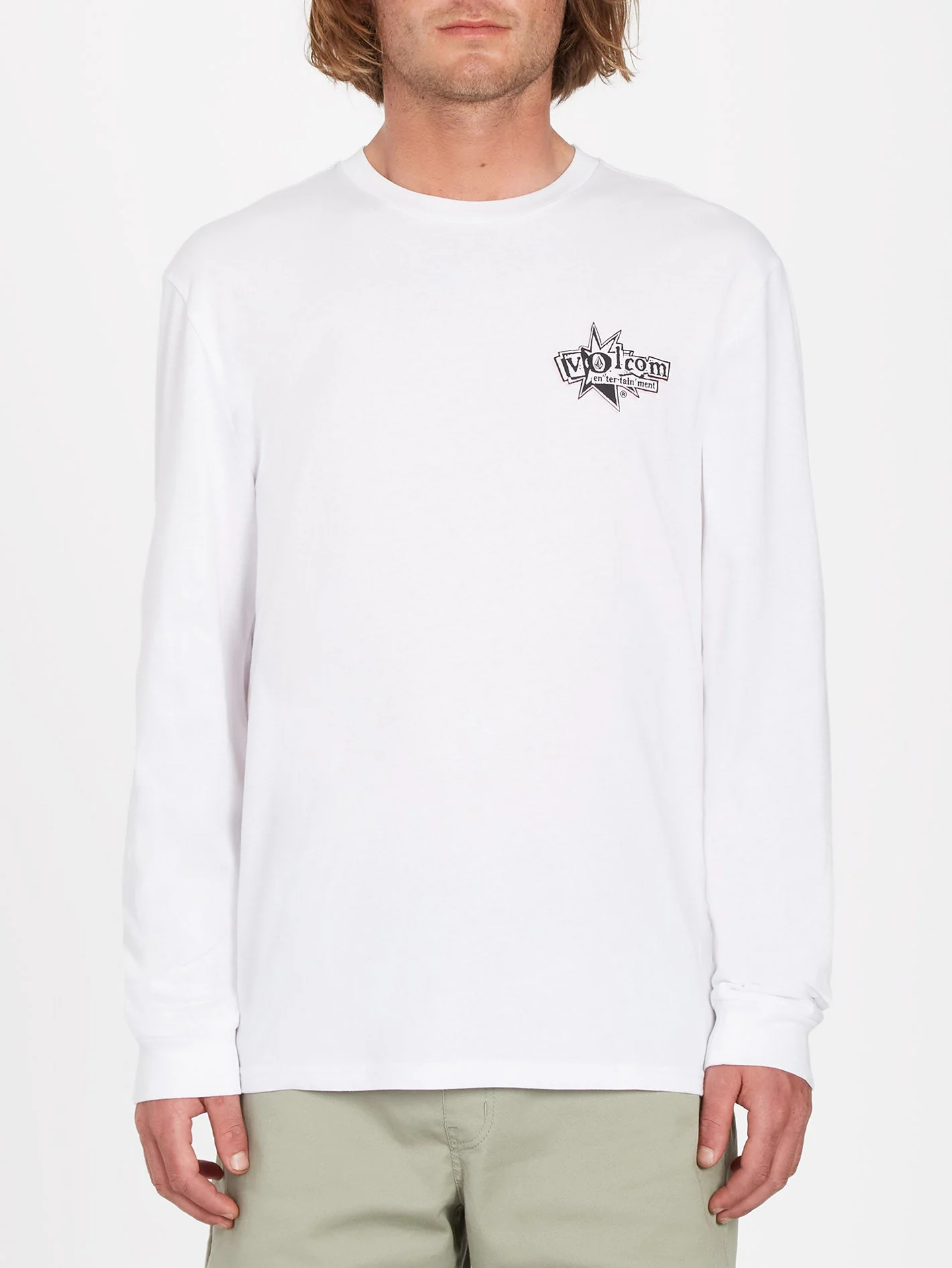 Volcom Entertainment T-Shirt - WHITE - Image 4