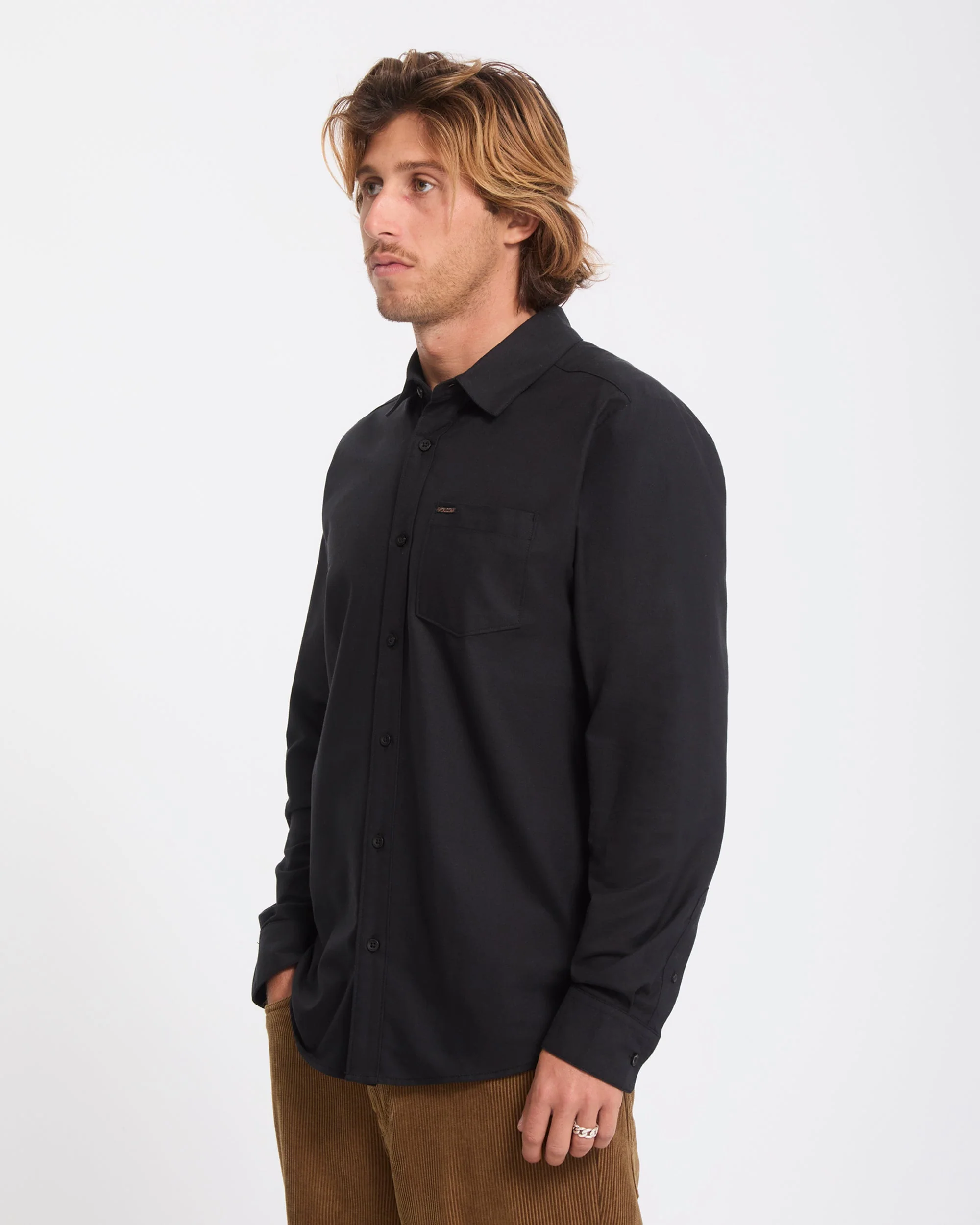 Veeco Oxford Hemd - Black - Image 3