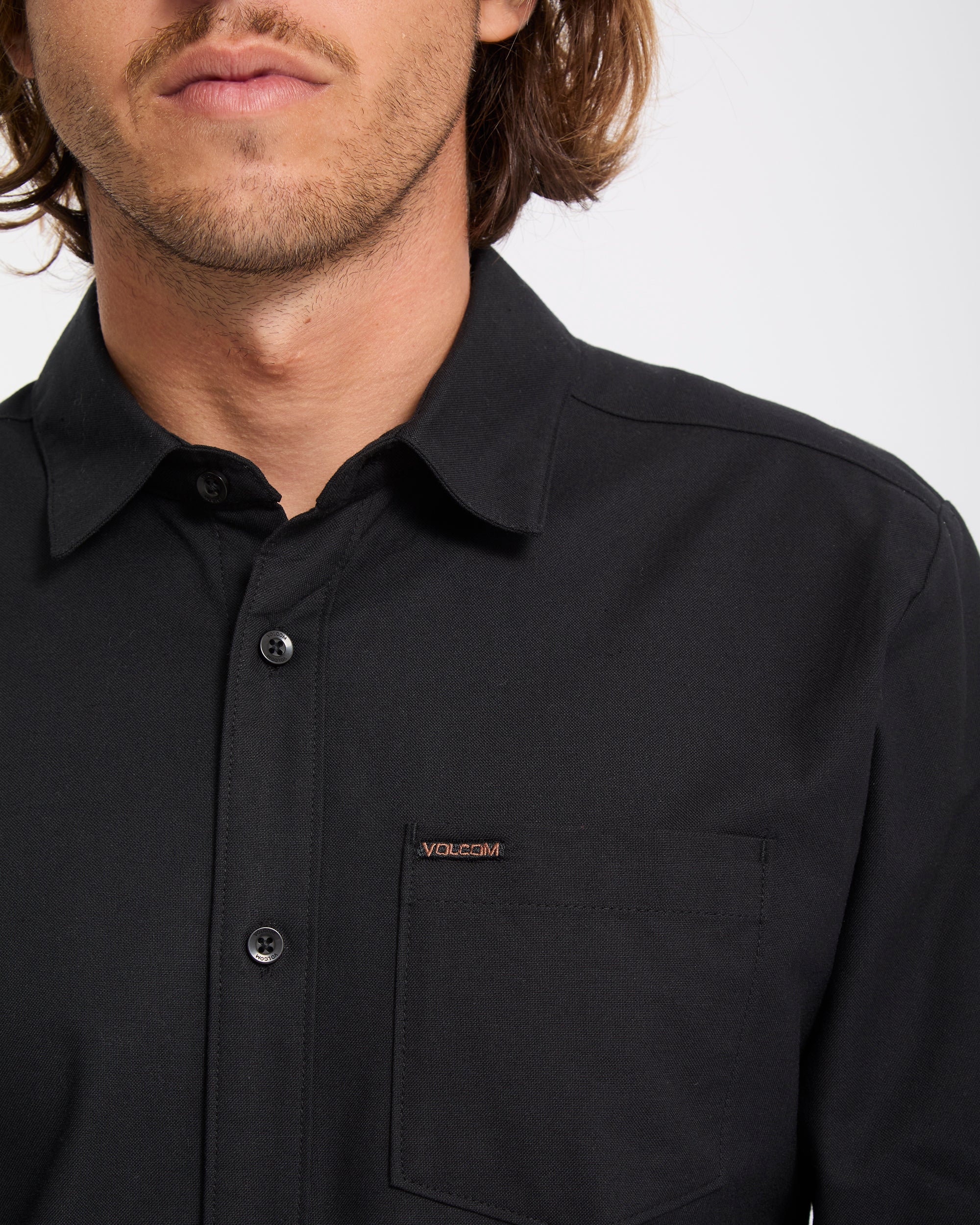 Veeco Oxford Hemd - Black - Image 4