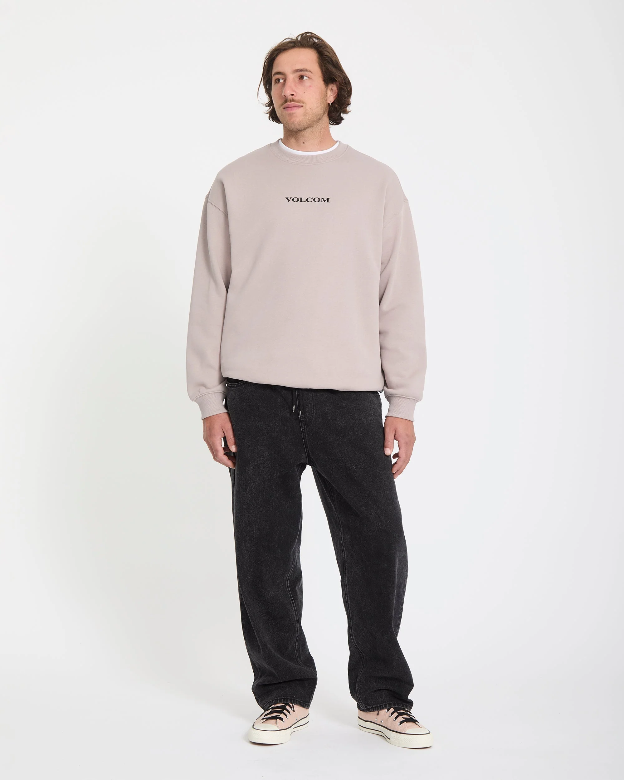 Volcom Stone Sweatshirt - Bark Brown - Image 5
