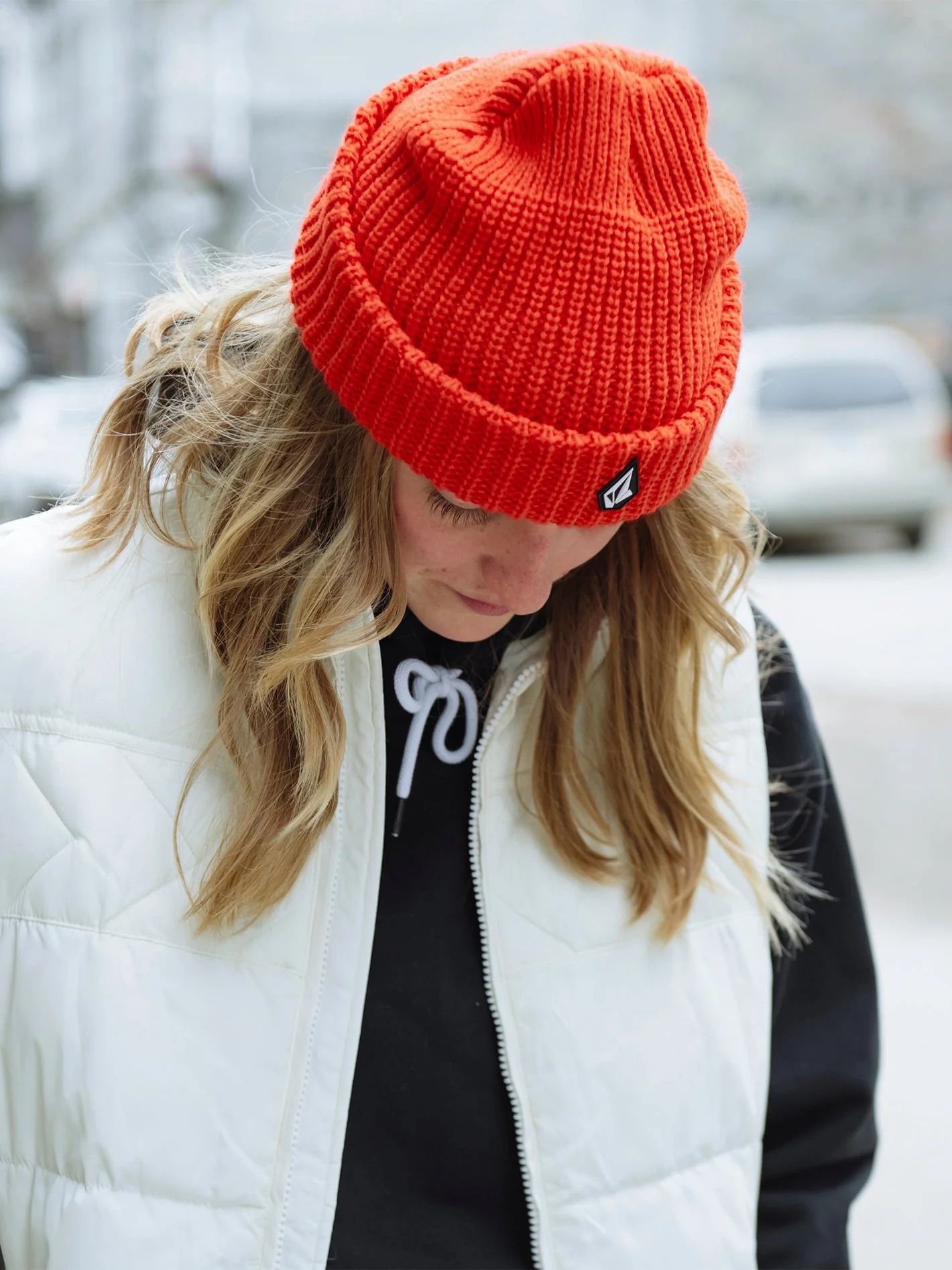 Voluxe Beanie - ORANGE SHOCK - Image 3
