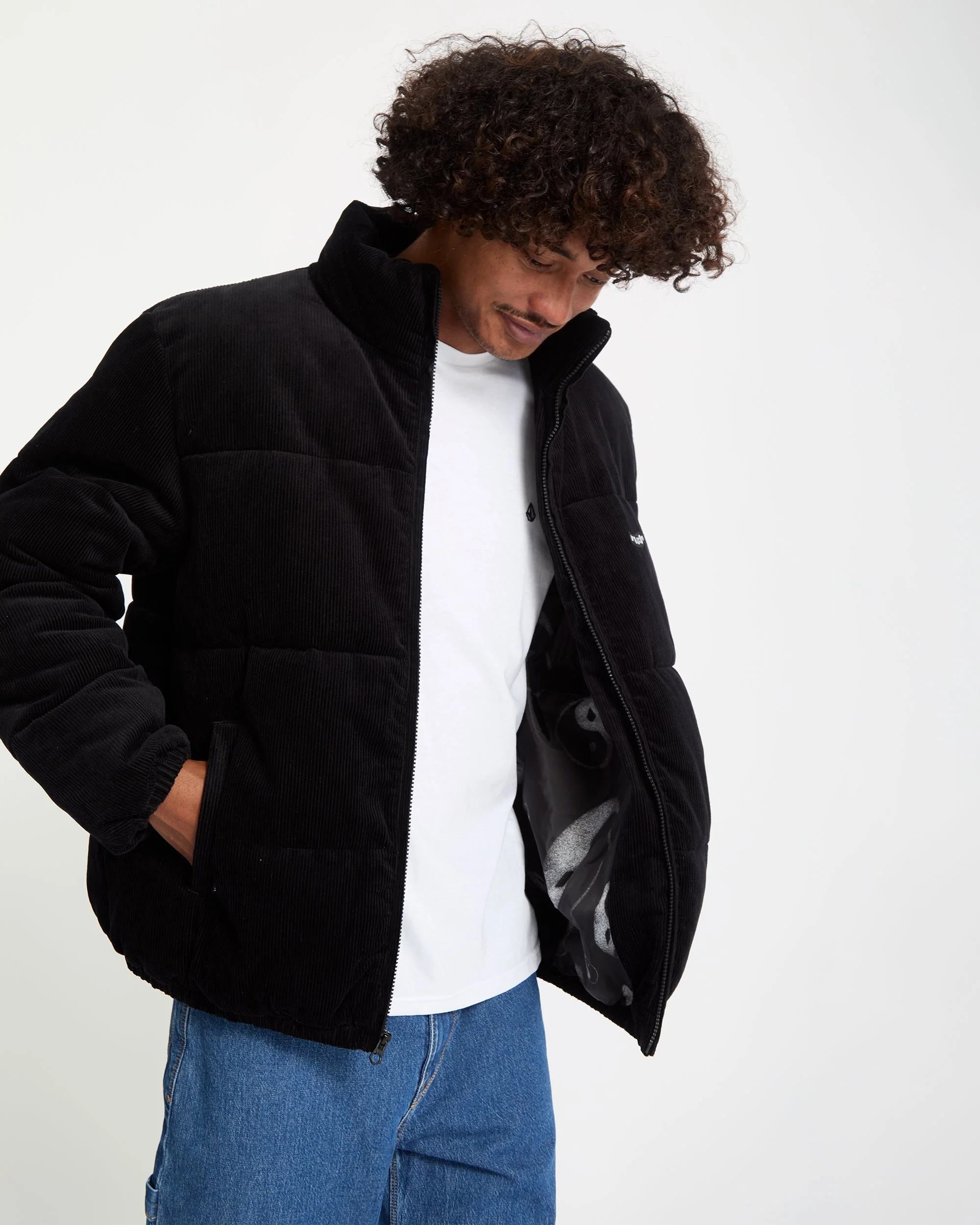 Walltz Corduroy Jacke - Black - Image 8